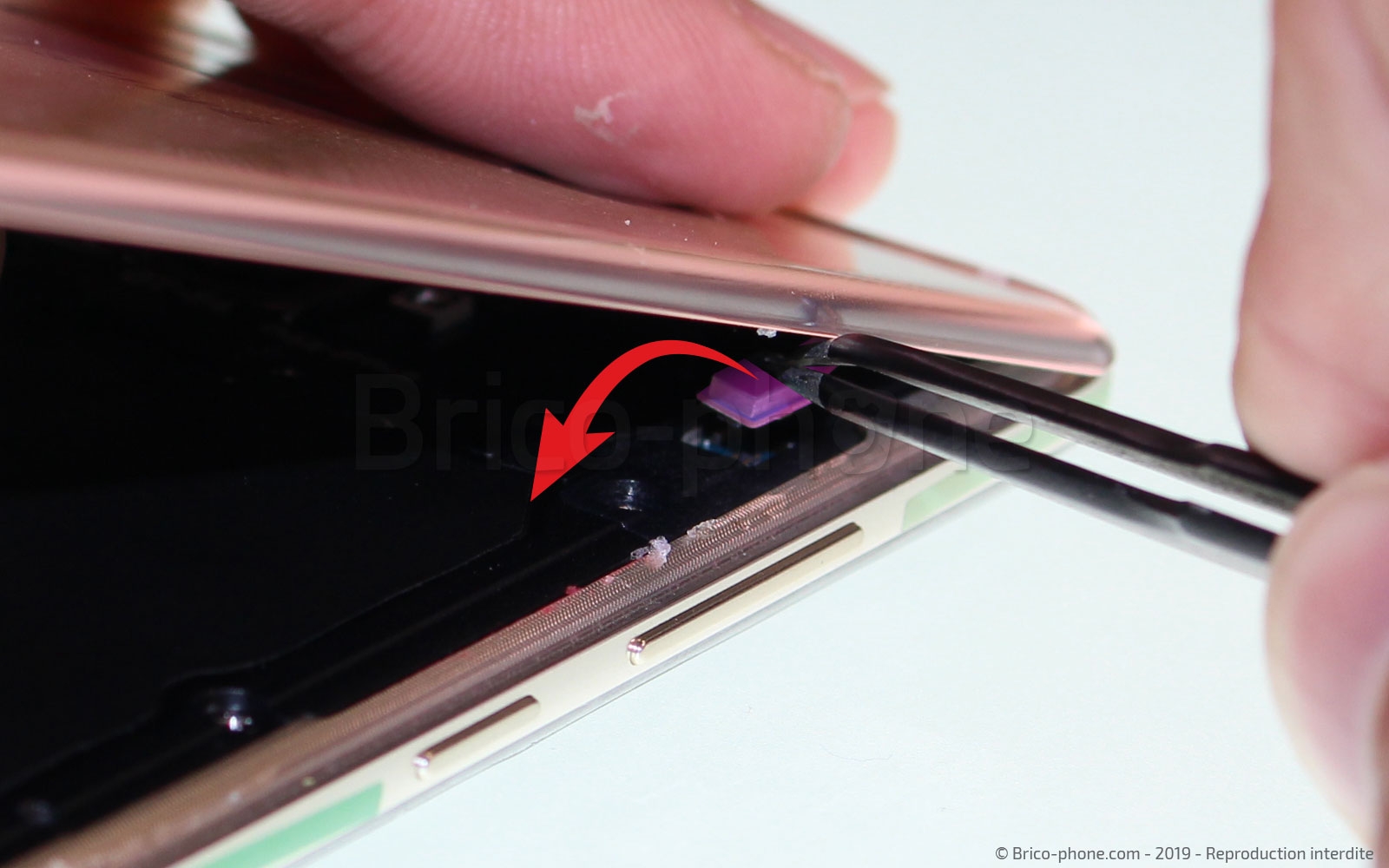 Changement de Vitre Arrière sur Galaxy Note 8 photo 1