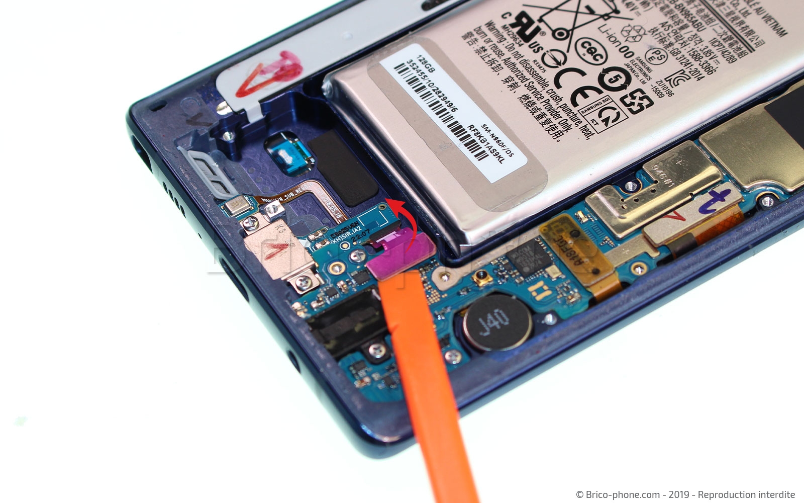 Changement de Bloc Ecran sur Galaxy Note 9 photo 1