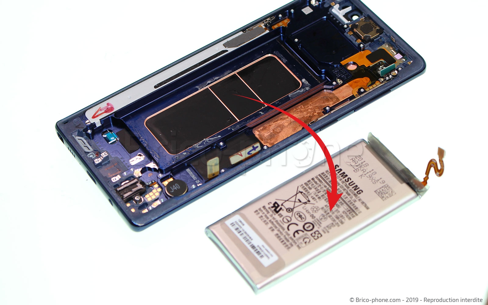 Changement de Bloc Ecran sur Galaxy Note 9 photo 2