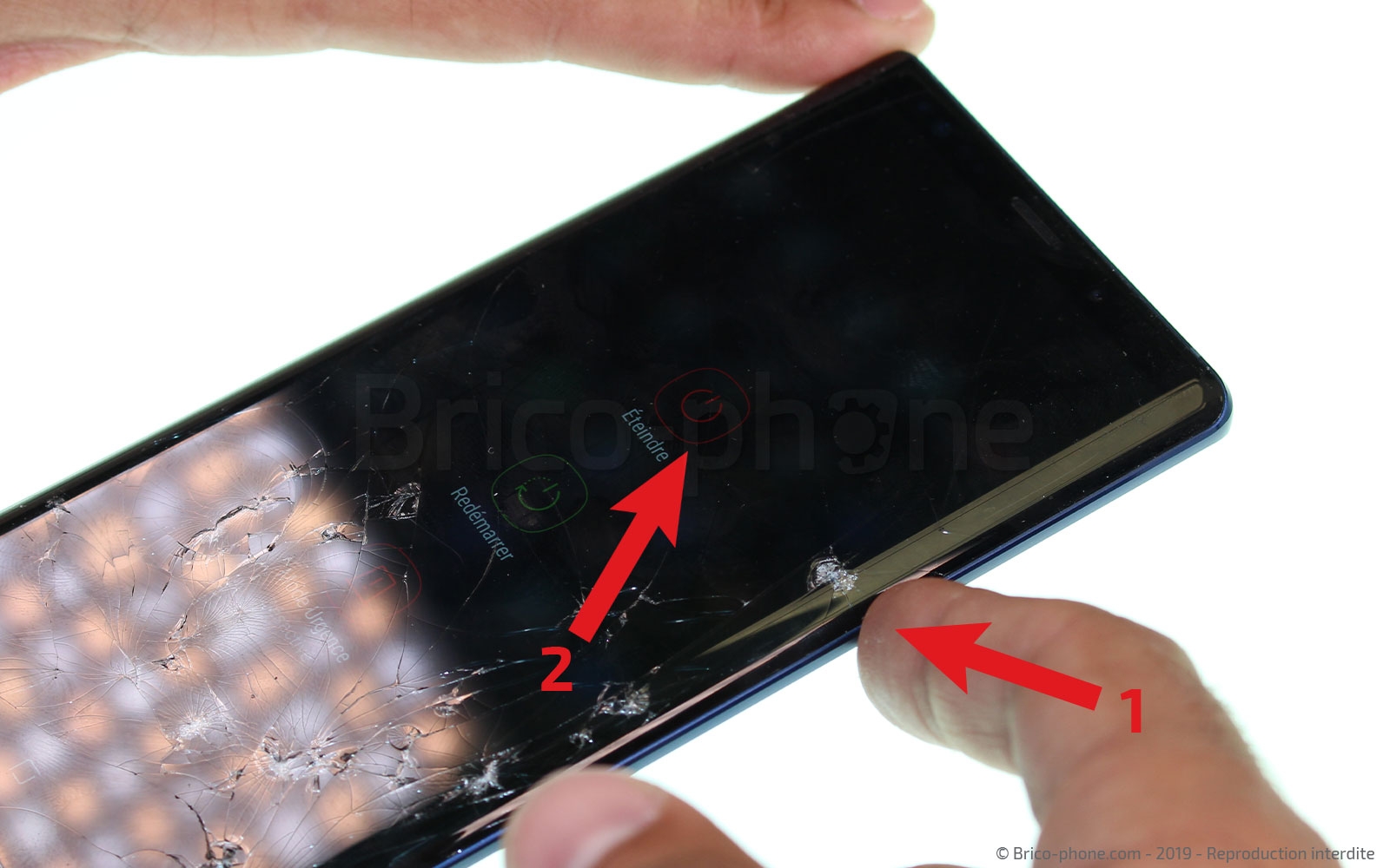 Changement de vitre arrière sur Galaxy Note 9 photo 1