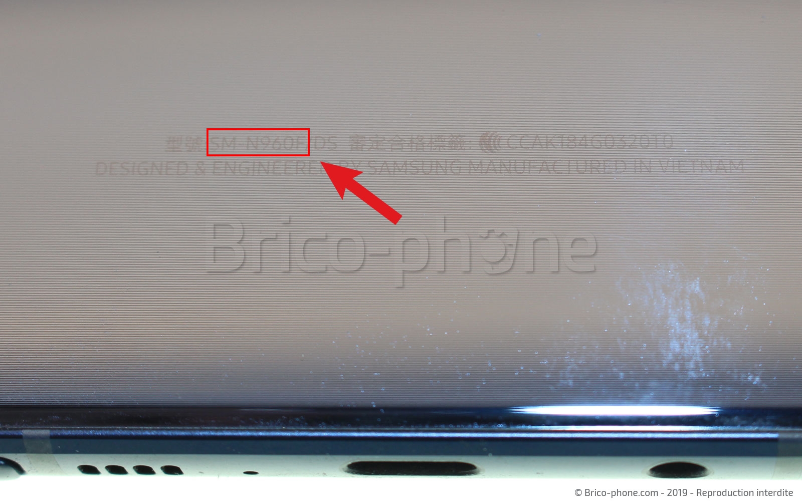 Changement du connecteur de charge sur Galaxy Note 9 photo 1