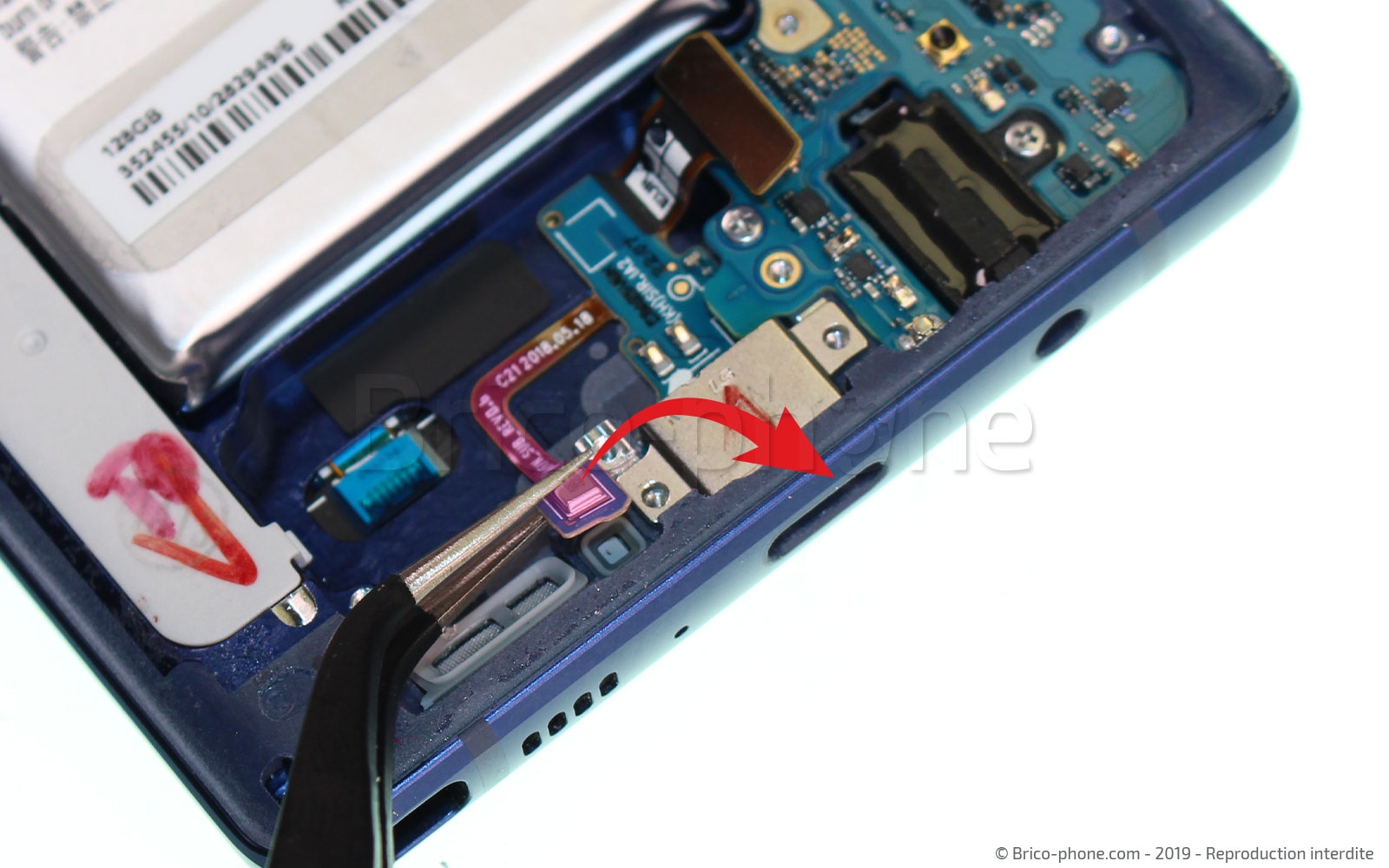 Changement du connecteur de charge sur Galaxy Note 9 photo 1