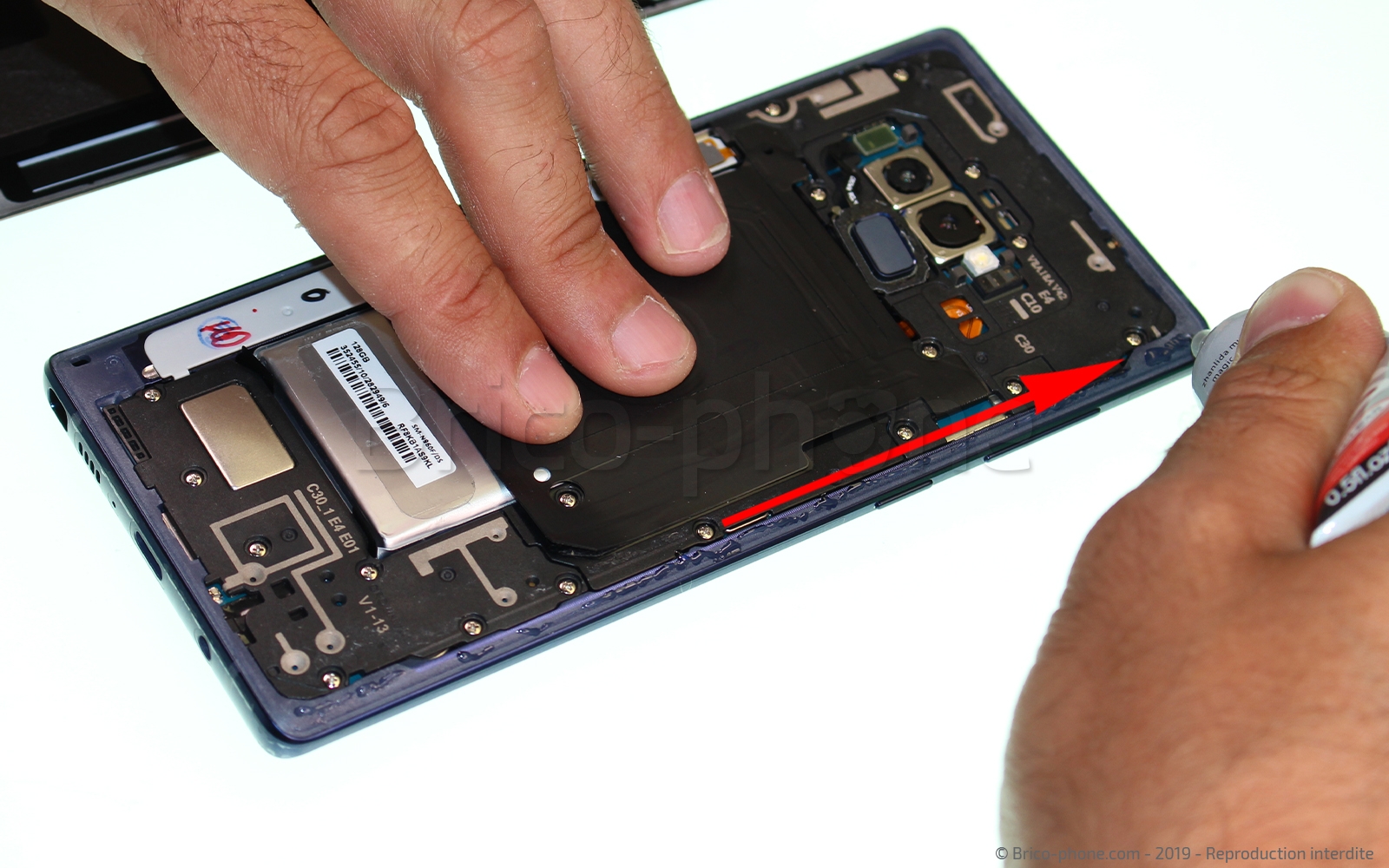 Changement du connecteur de charge sur Galaxy Note 9 photo 1