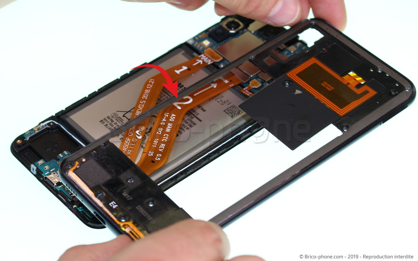 Démontage complet sur Galaxy A50 photo 3