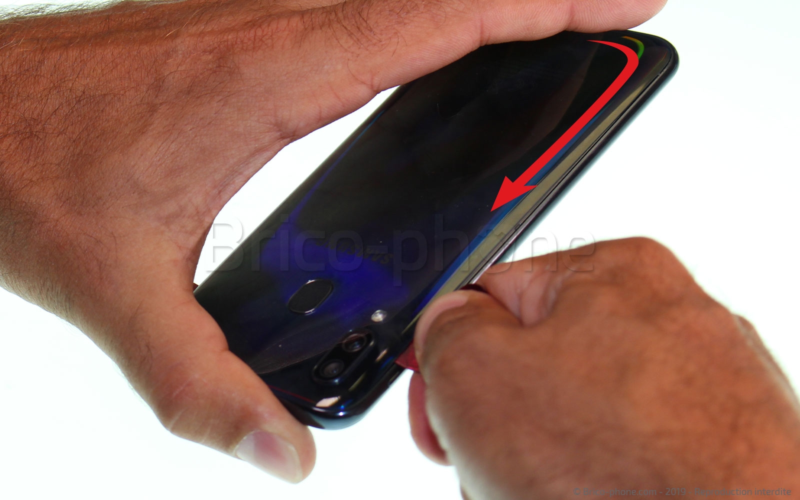 Démontage complet sur Galaxy A40 photo 2