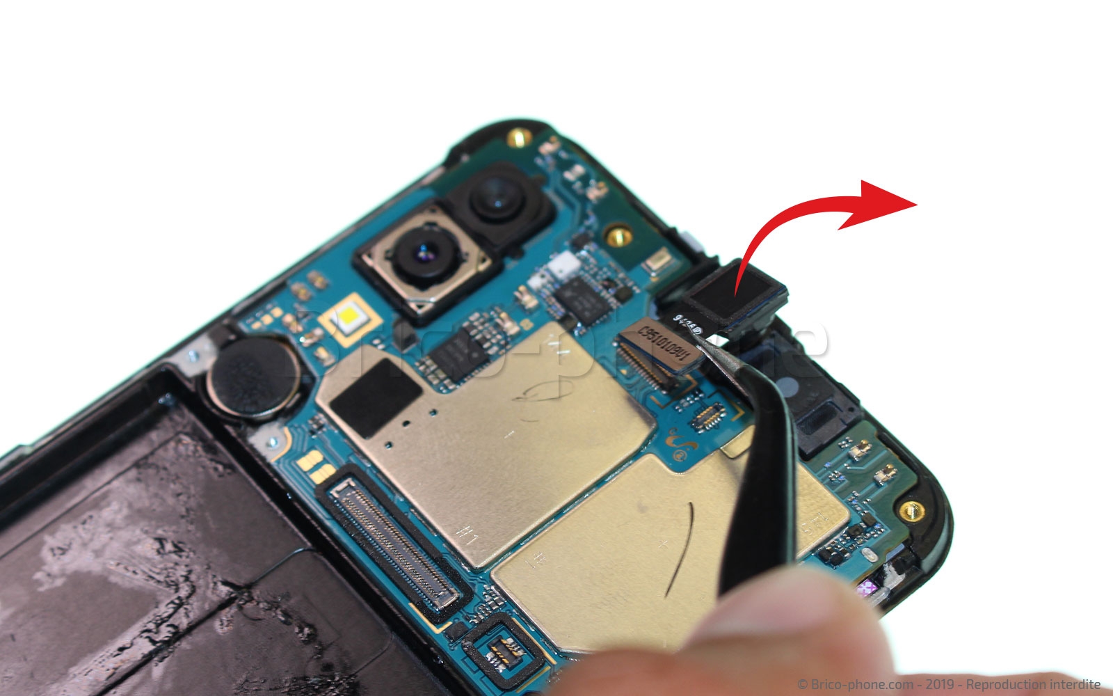 Démontage complet sur Galaxy A40 photo 2