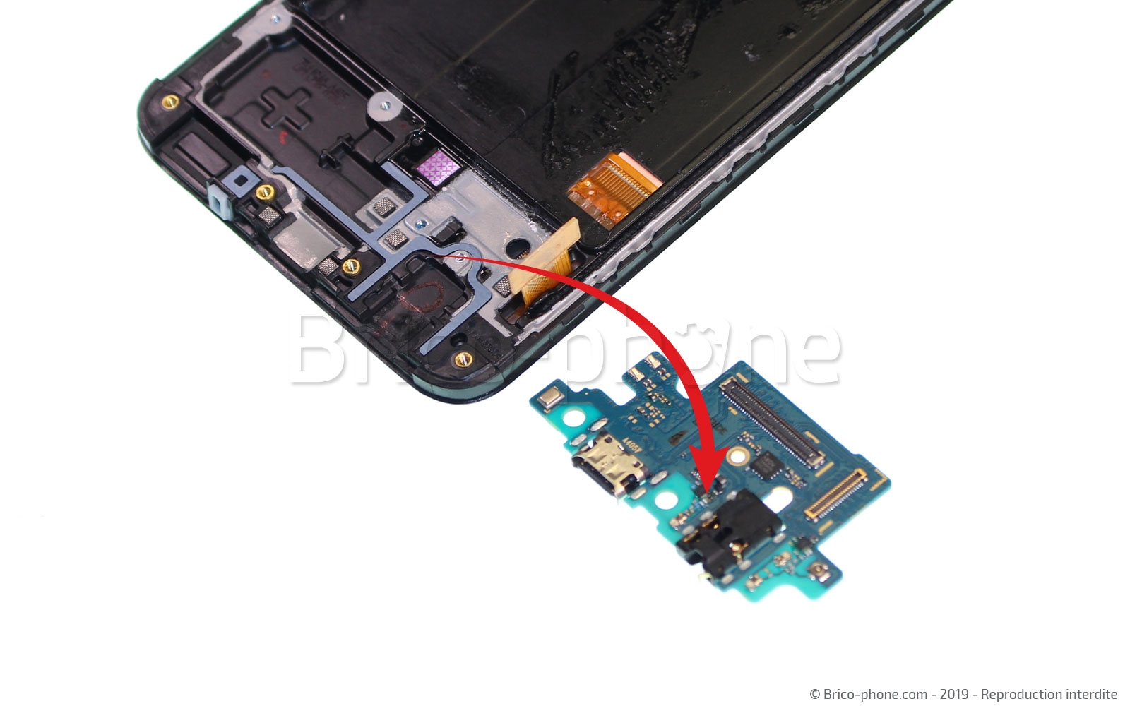 Démontage complet sur Galaxy A40 photo 4