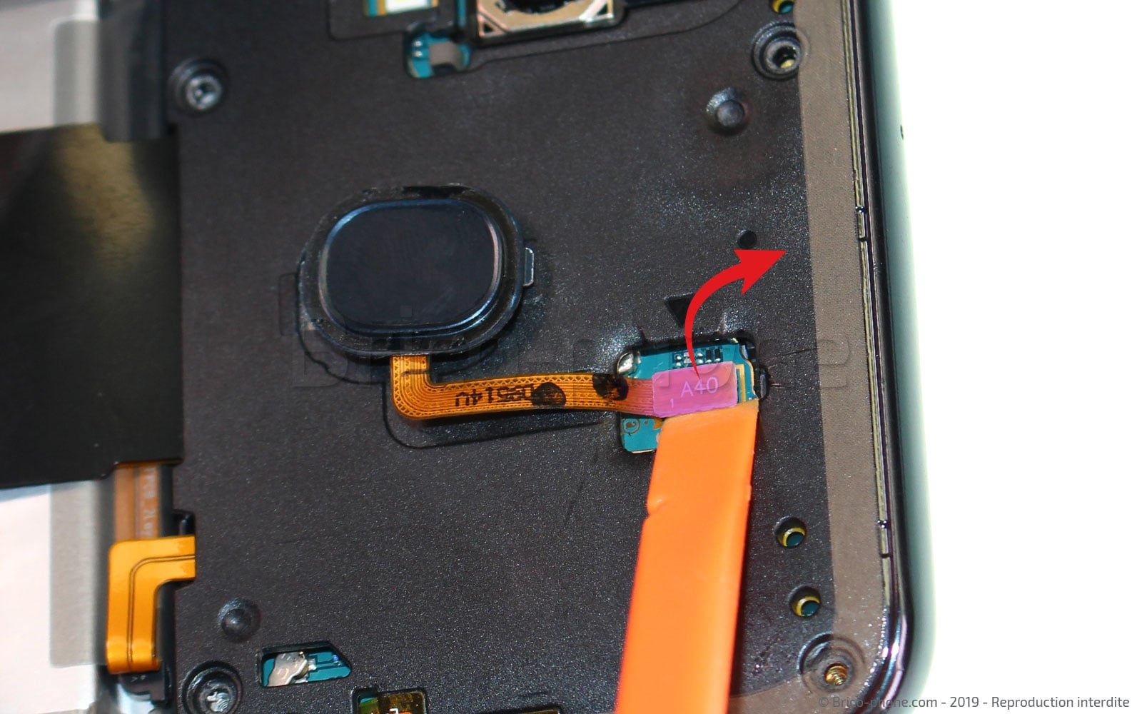 Démontage complet sur Galaxy A40 photo 2