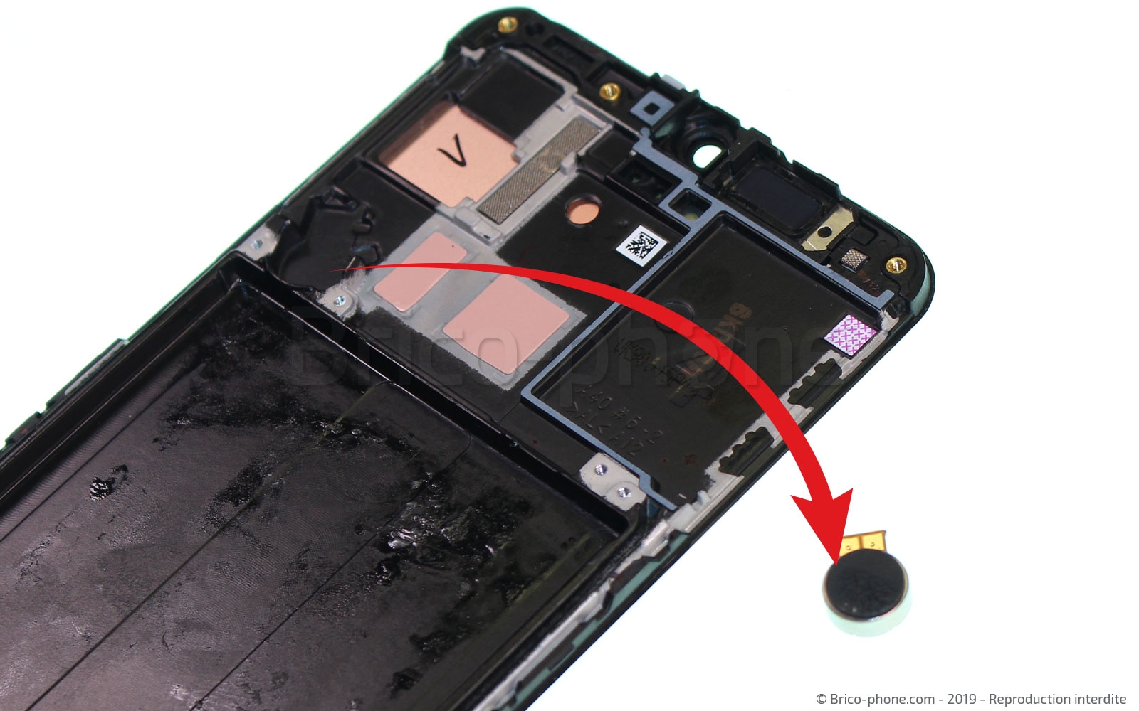 Démontage complet sur Galaxy A40 photo 3