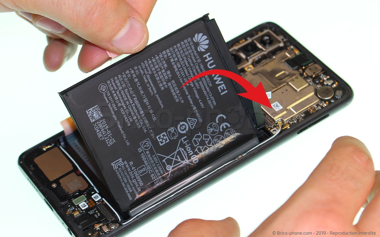 Démontage complet sur P30 photo 2