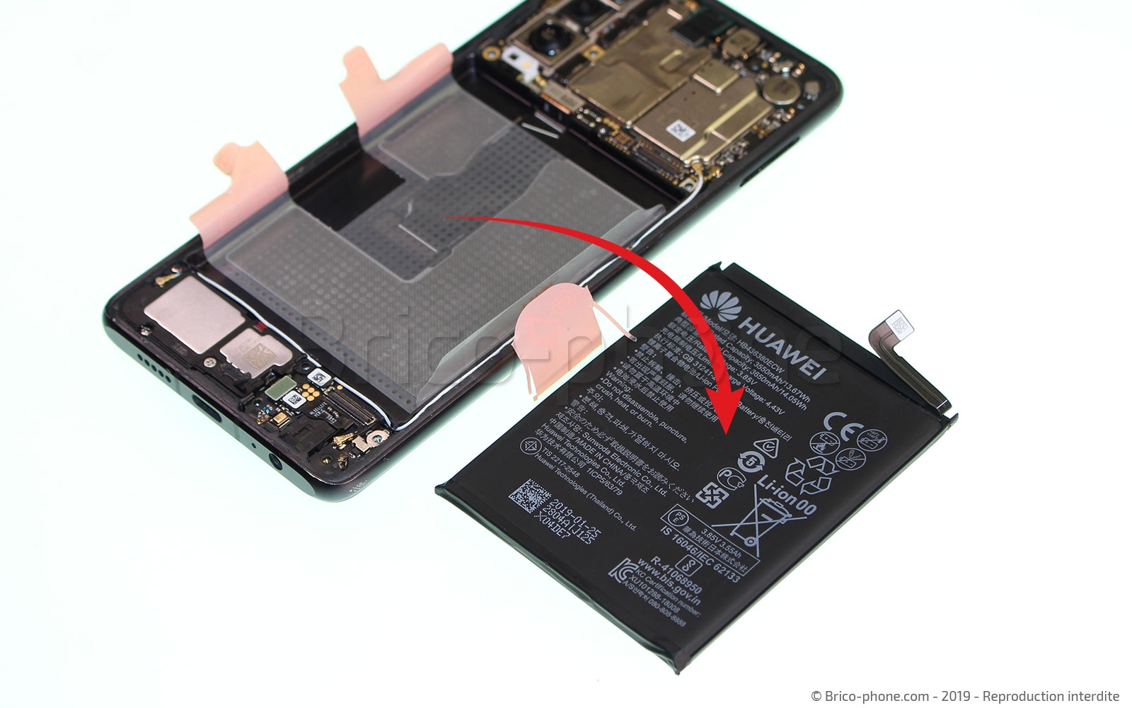 Démontage complet sur P30 photo 3