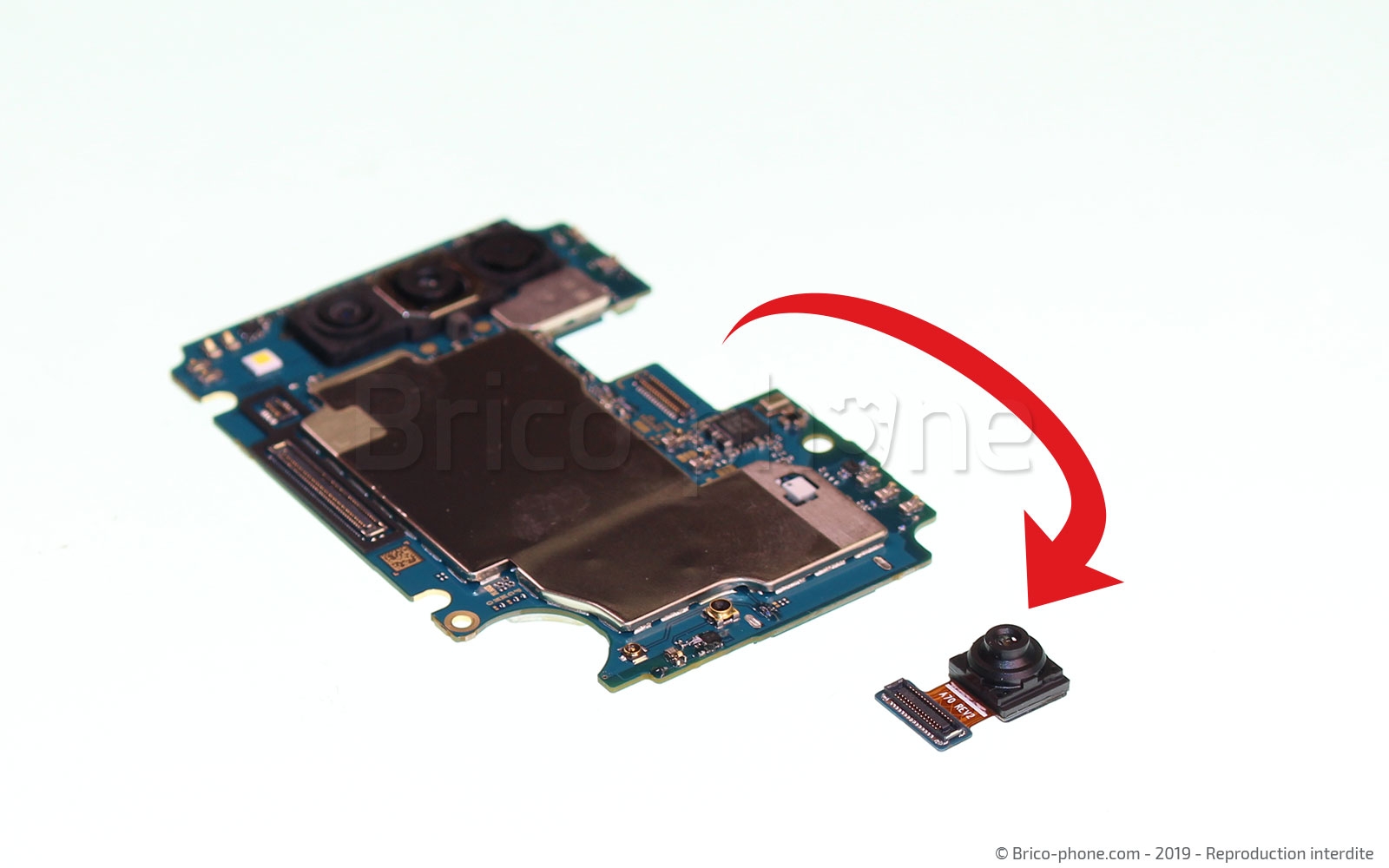 Démontage complet sur Galaxy A70 photo 2