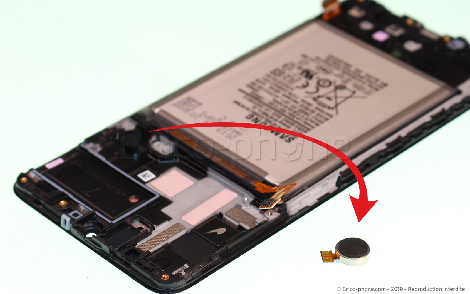 Démontage complet sur Galaxy A70 photo 2