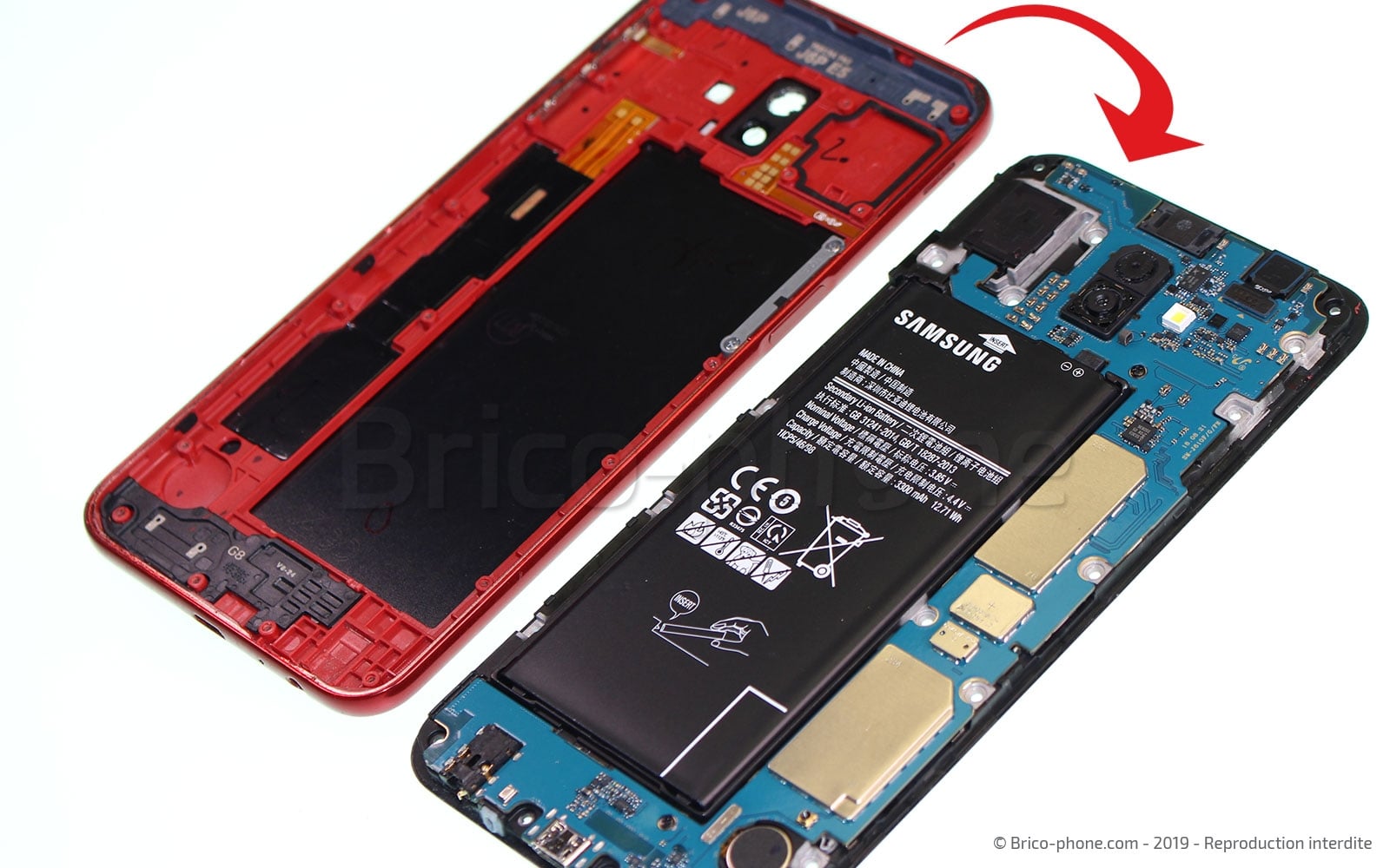 Démontage complet sur Galaxy J6 Plus photo 4