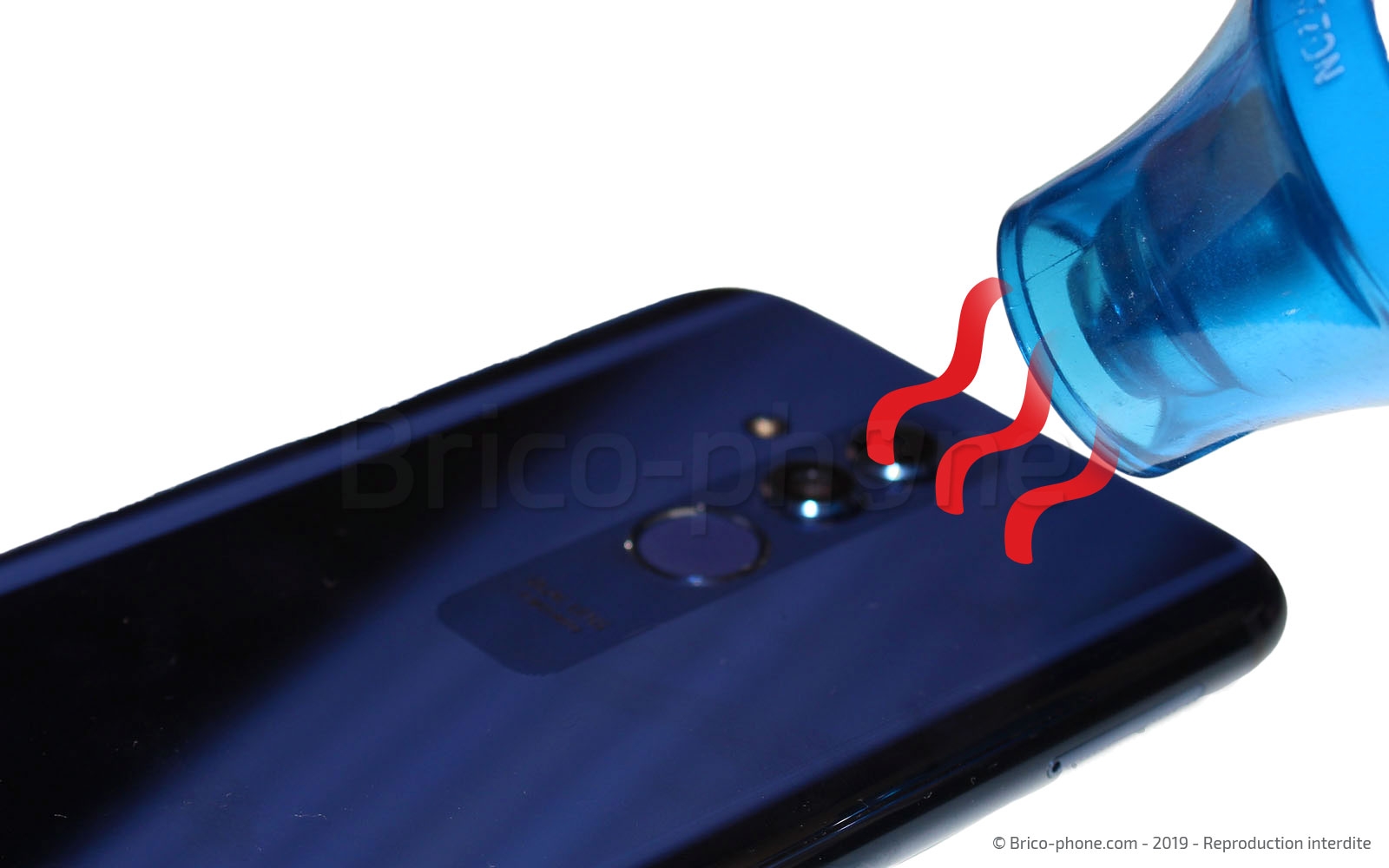 Changement de bloc écran (vitre + LCD) sur Mate 20 Lite photo 2