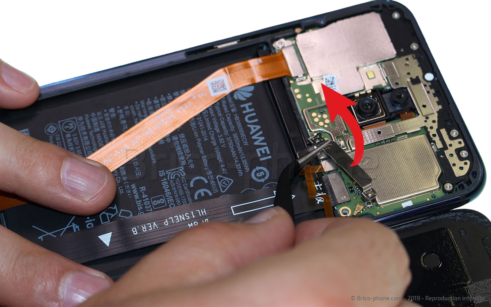 Changement de bloc écran (vitre + LCD) sur Mate 20 Lite photo 2