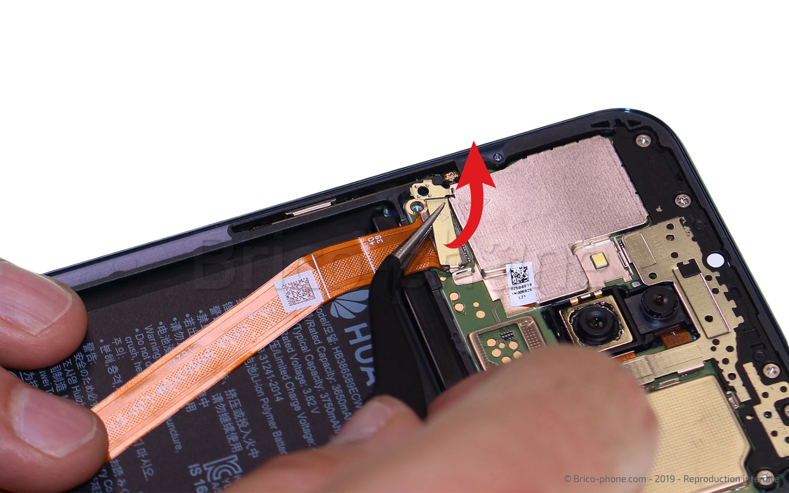 Changement de bloc écran (vitre + LCD) sur Mate 20 Lite photo 2