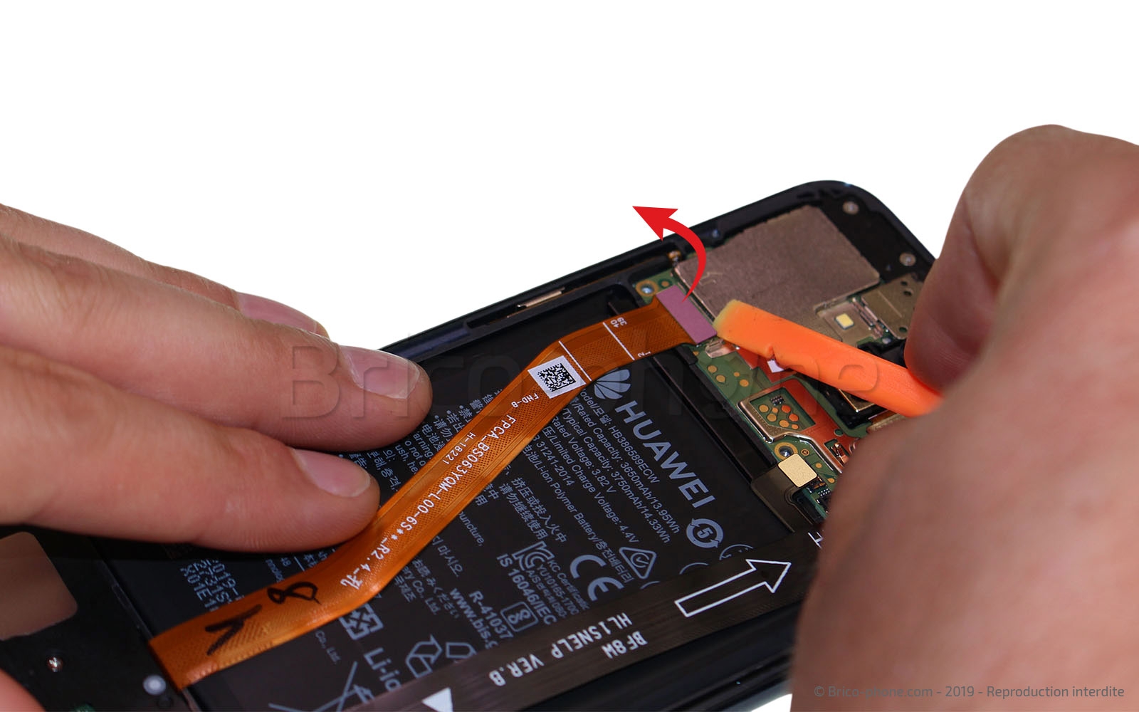 Changement de bloc écran (vitre + LCD) sur Mate 20 Lite photo 3