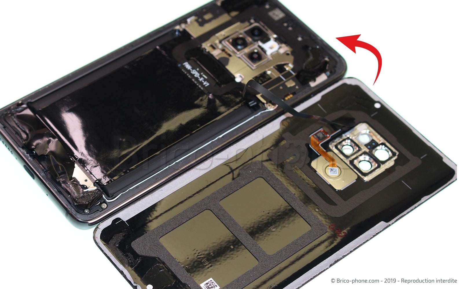 Changement de coque arrière sur Mate 20 photo 4