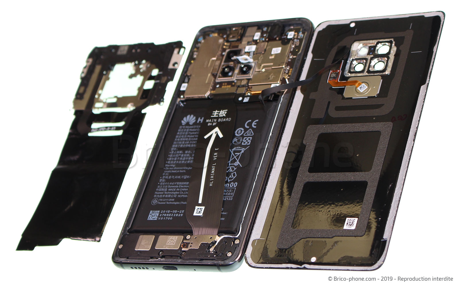 Changement de connecteur de charge sur Mate 20 photo 3