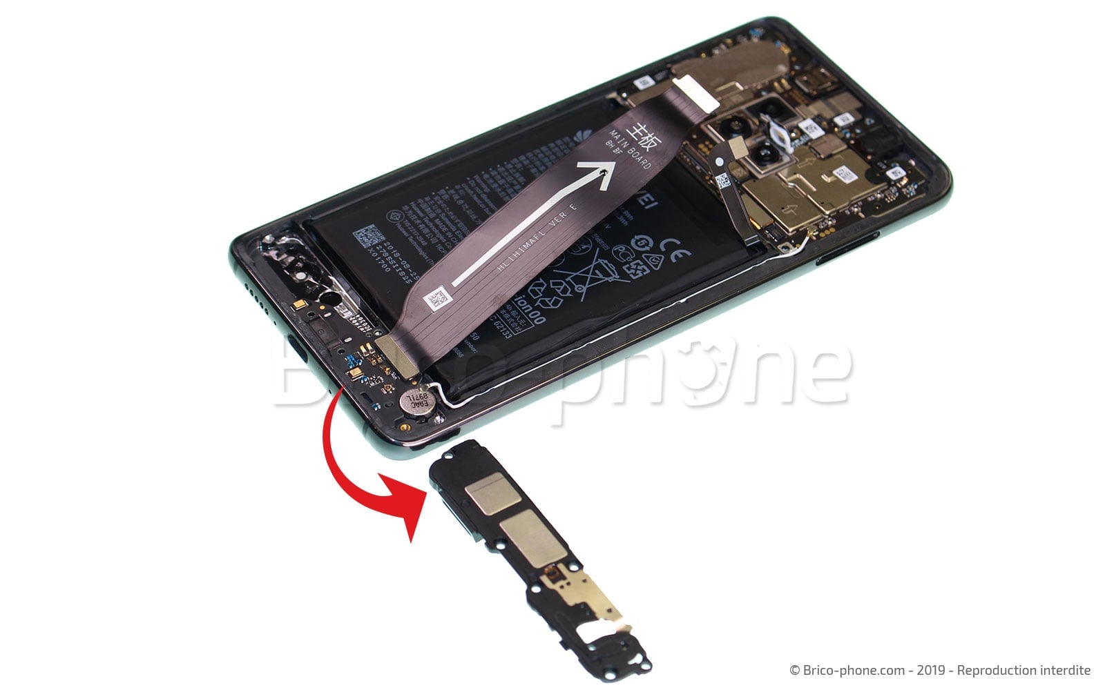 Changement de connecteur de charge sur Mate 20 photo 4