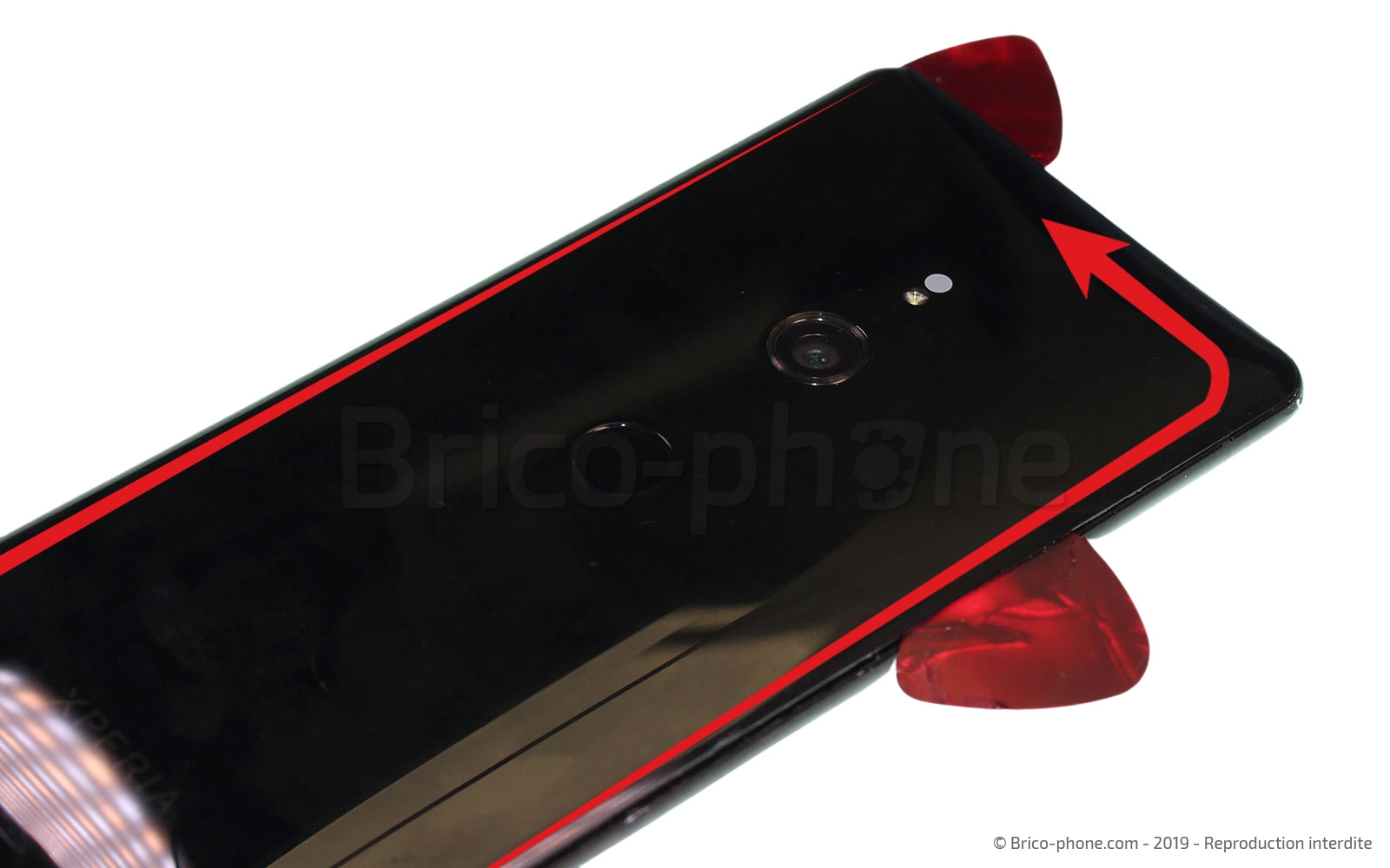 Changement du bloc écran sur Xperia XZ3 photo 3