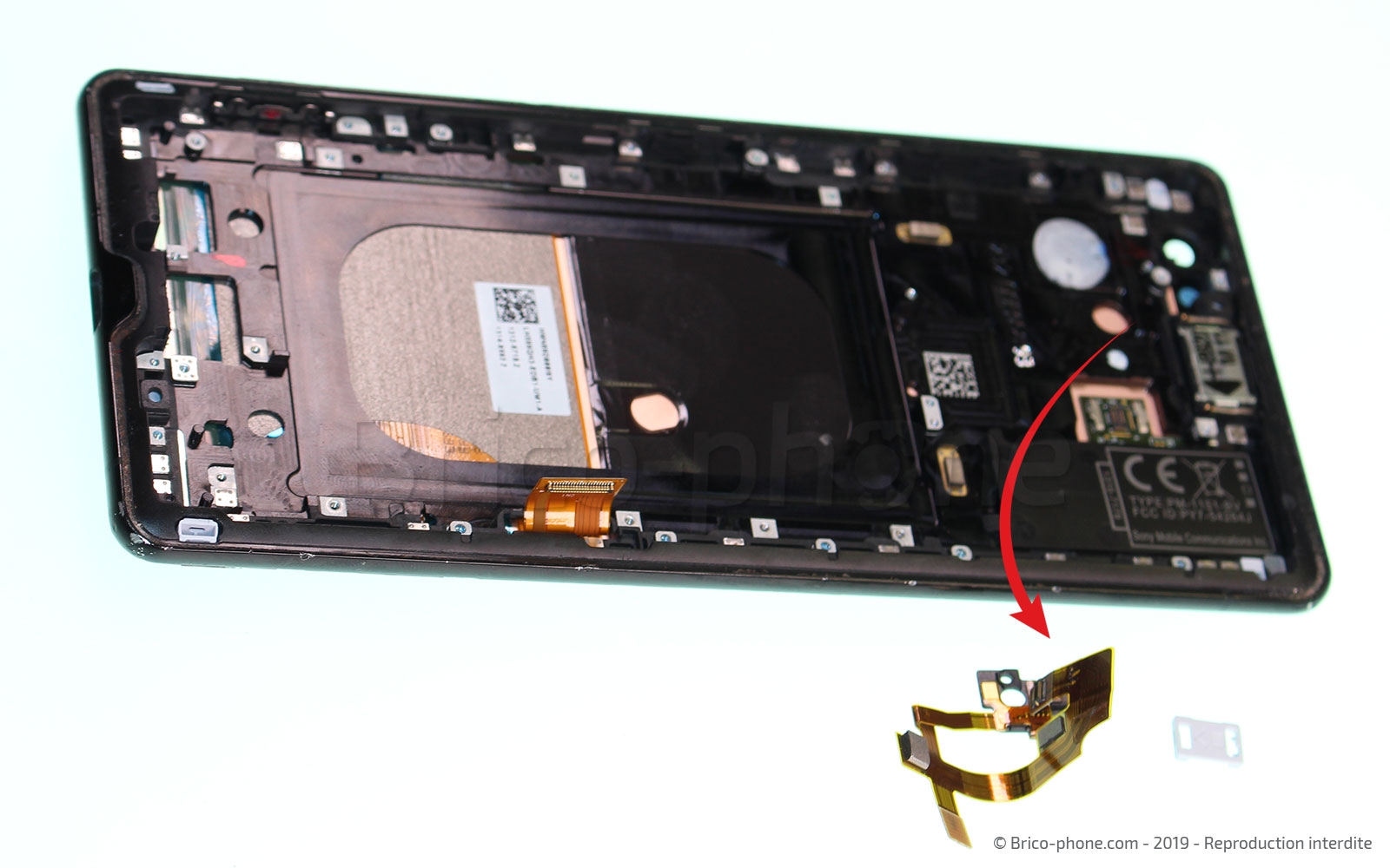 Changement du bloc écran sur Xperia XZ3 photo 3