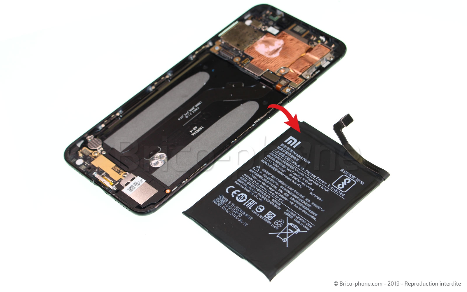 Démontage complet sur Mi A2 photo 3