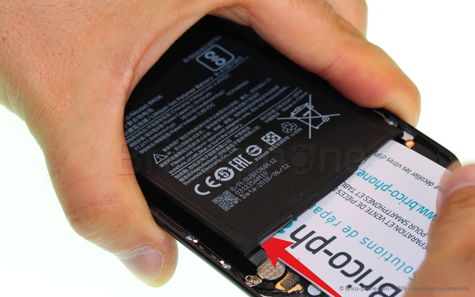 Changement de coque arrière sur Mi A2 photo 2