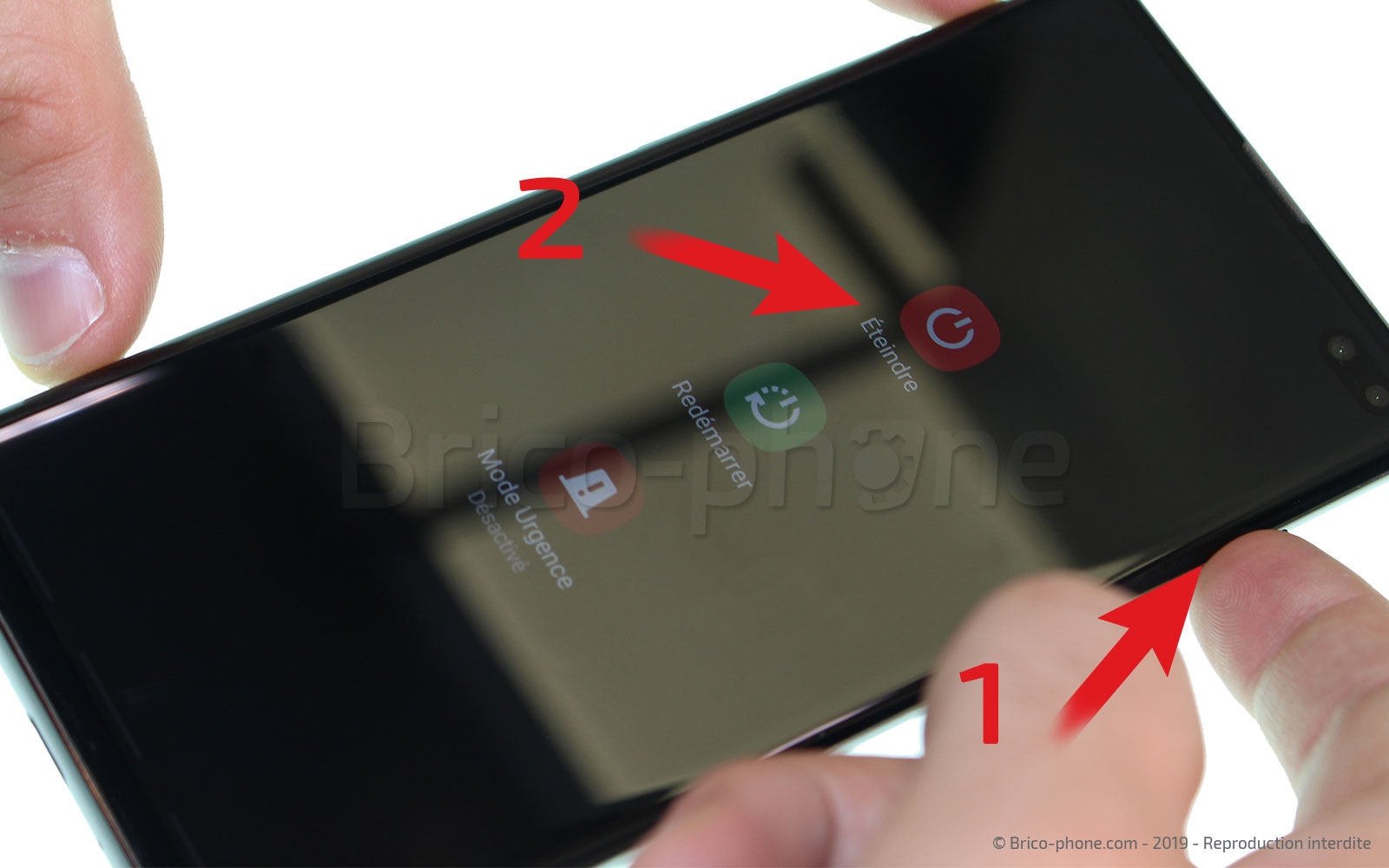 Changement de vitre arrière sur Galaxy S10 Plus photo 1