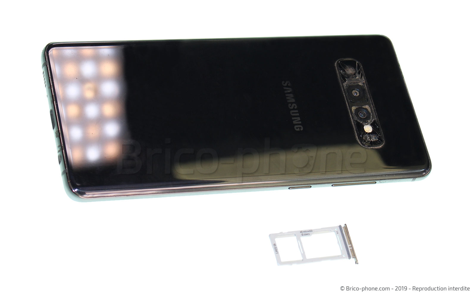 Changement de vitre arrière sur Galaxy S10 Plus photo 4