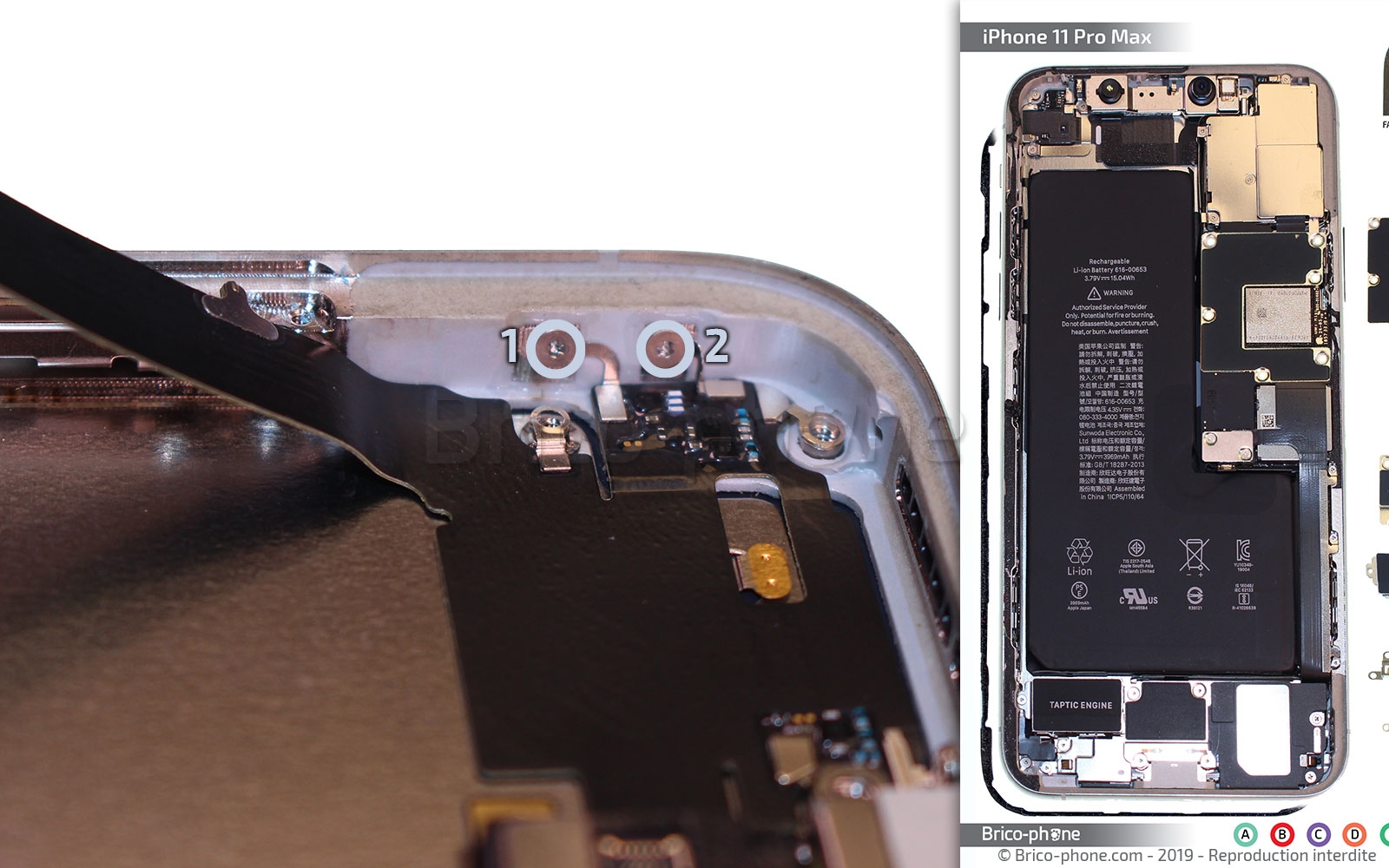 Démontage complet  sur iPhone 11 Pro Max photo 3