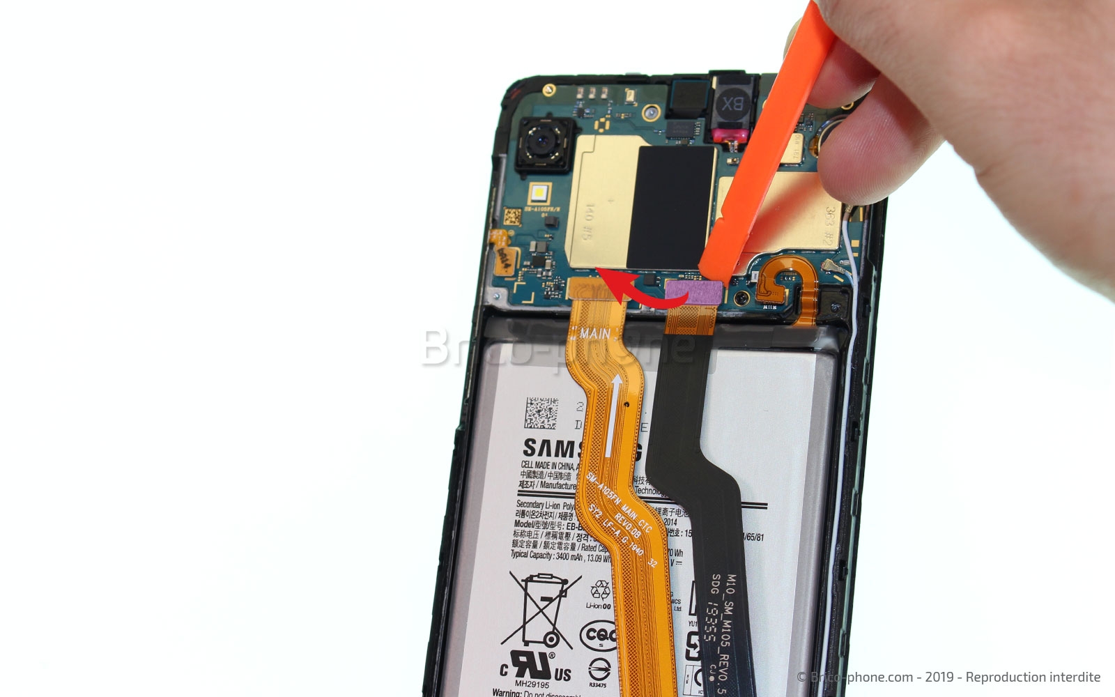 Démontage complet sur Galaxy A10 photo 3