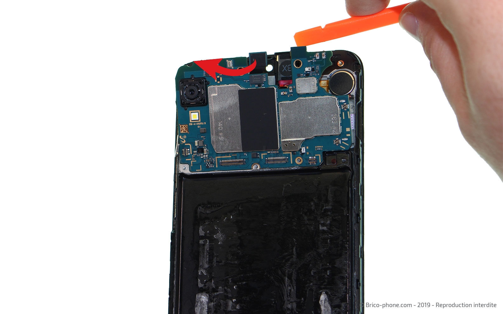 Démontage complet sur Galaxy A10 photo 3