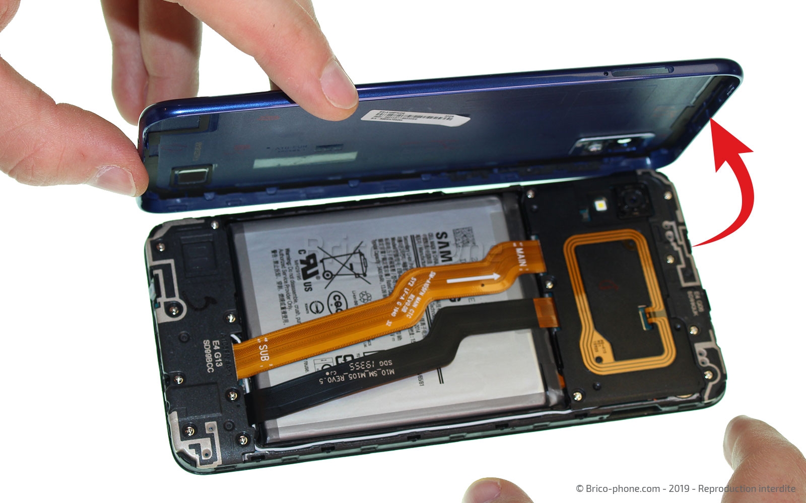 Démontage complet sur Galaxy A10 photo 2