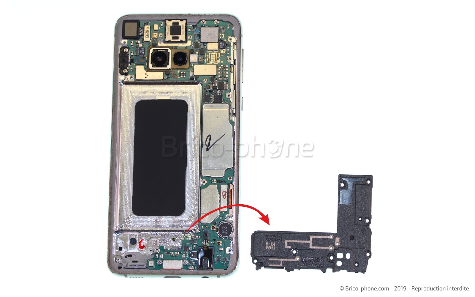 Démontage complet sur Galaxy S10e photo 3