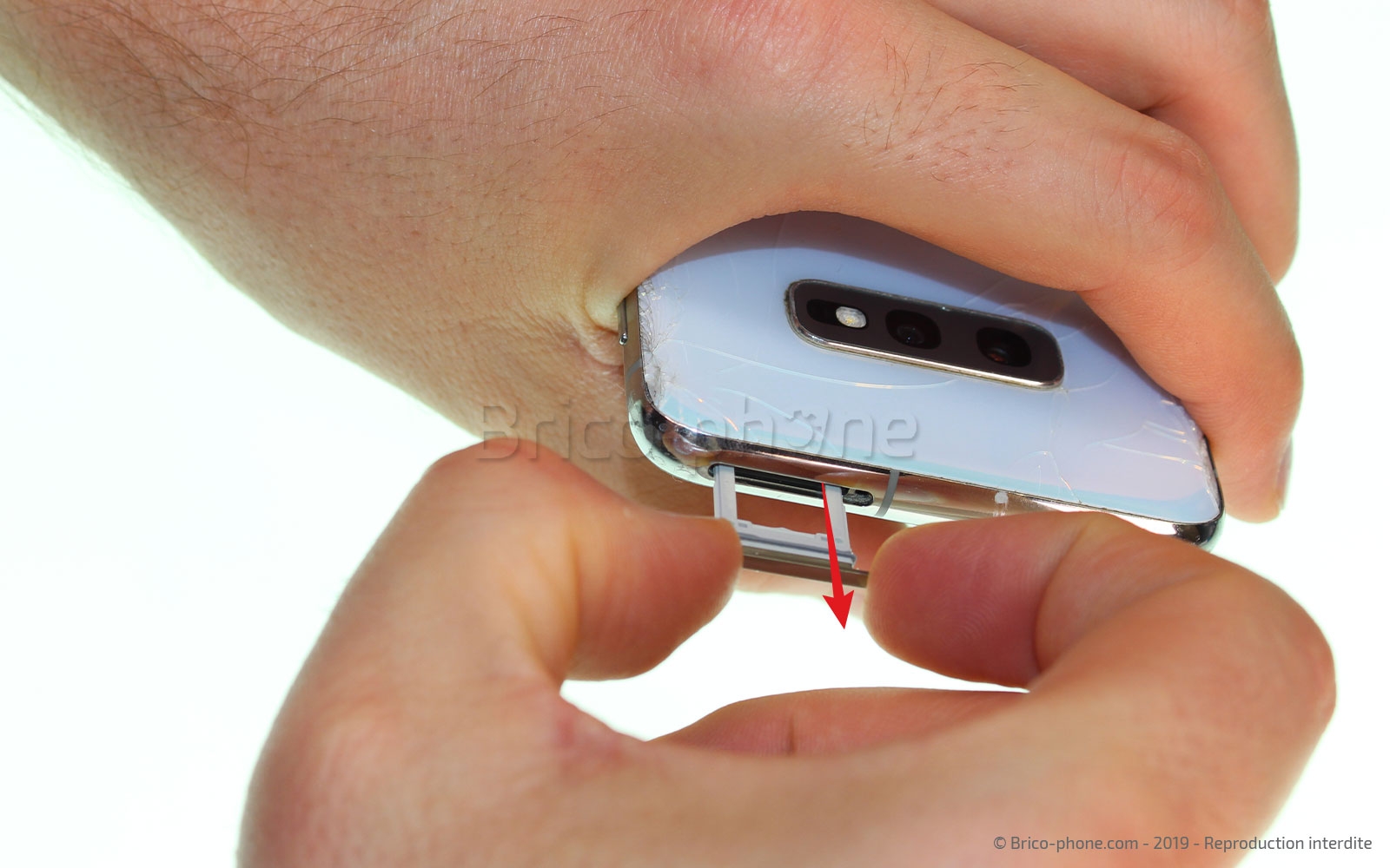 Changement du bloc écran sur châssis sur Galaxy S10e photo 2