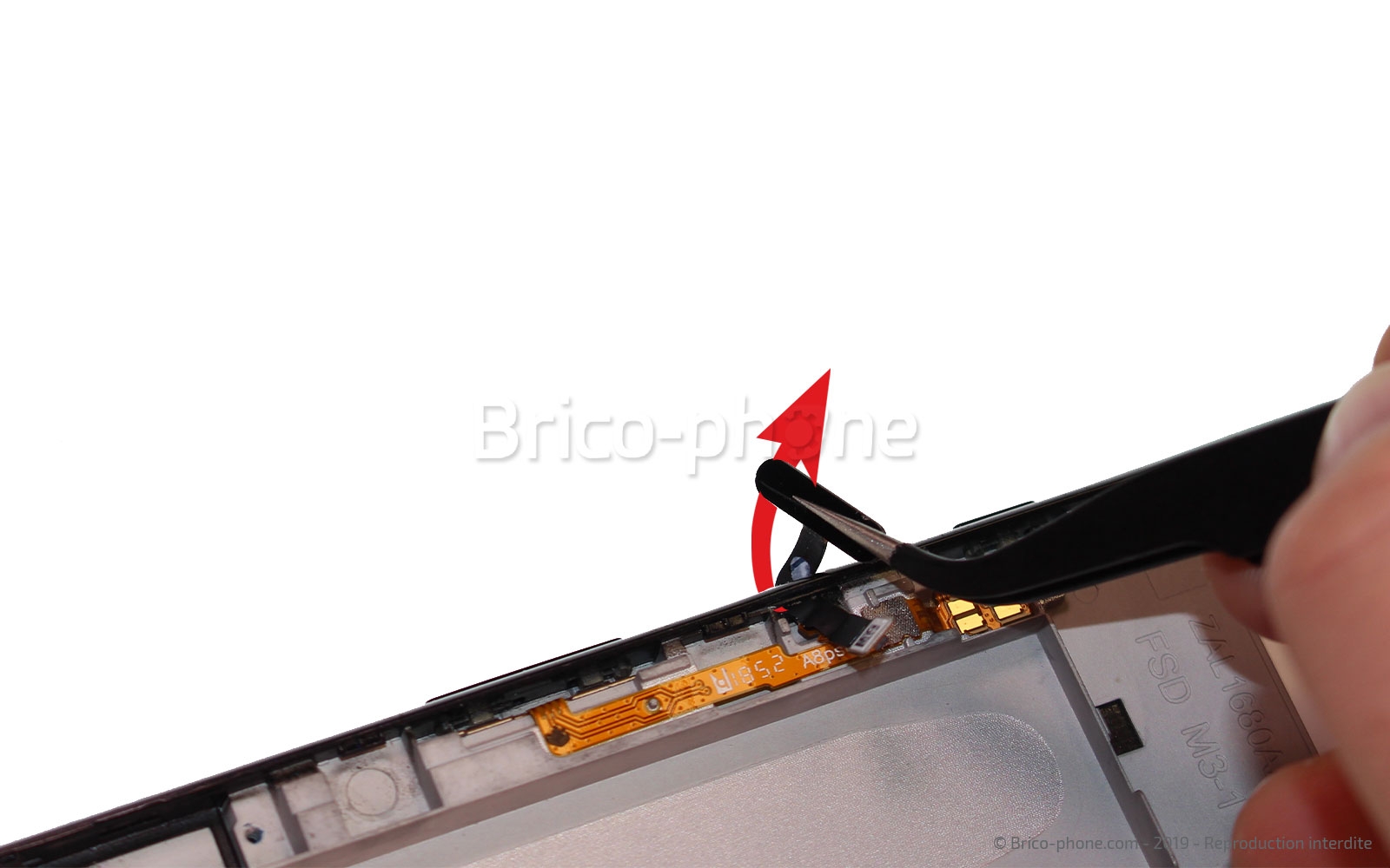 Changement du bloc écran avec châssis sur Xperia L3 - L3 Dual photo 4