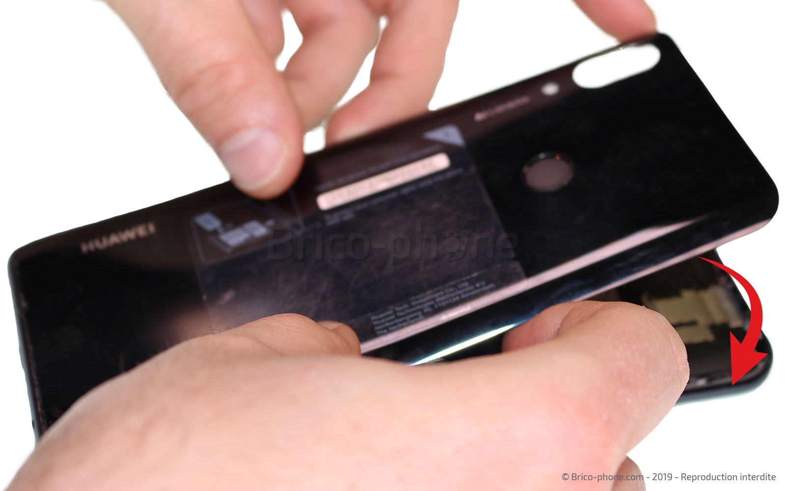 Changement du connecteur de charge sur P Smart Z photo 3