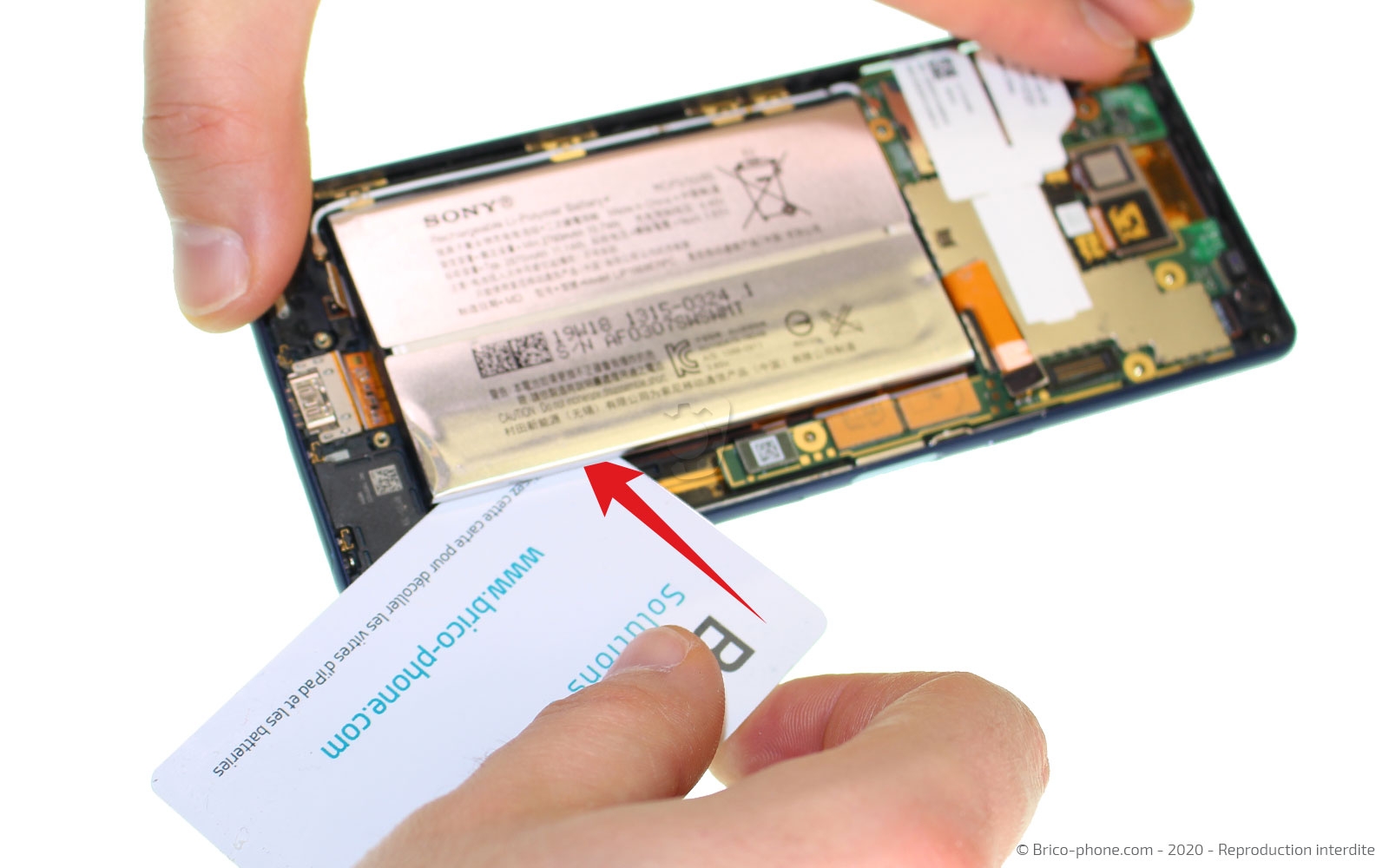 Changement de connecteur de charge sur Xperia 10 photo 4