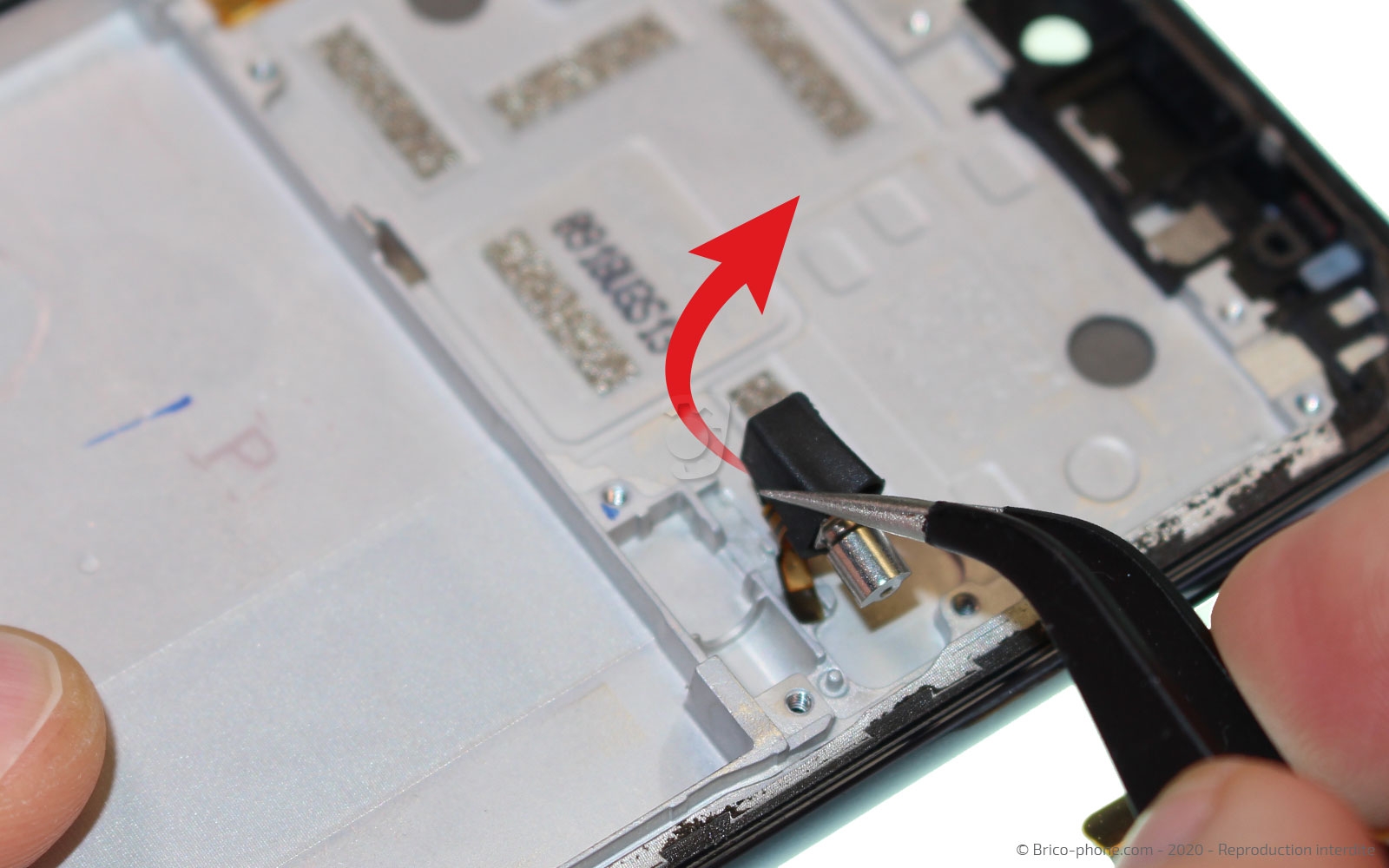 Changement du bloc écran avec châssis sur Mi A3 photo 2