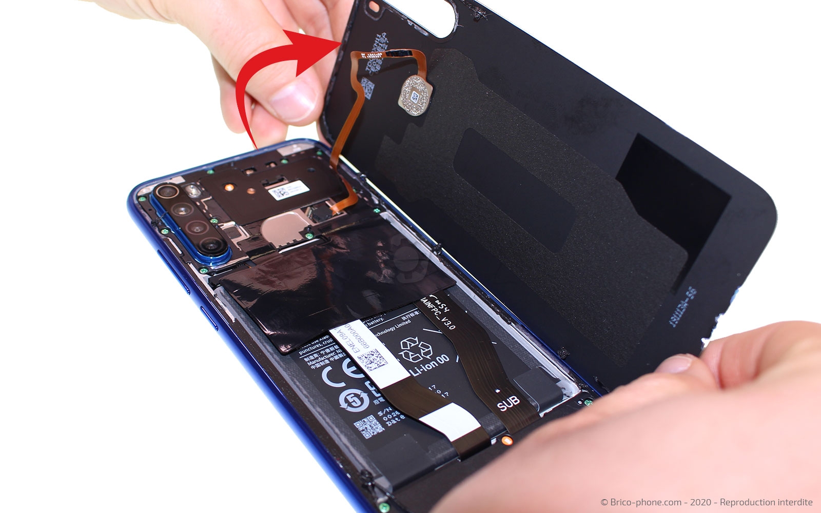 Démontage complet sur Redmi Note 8T photo 2