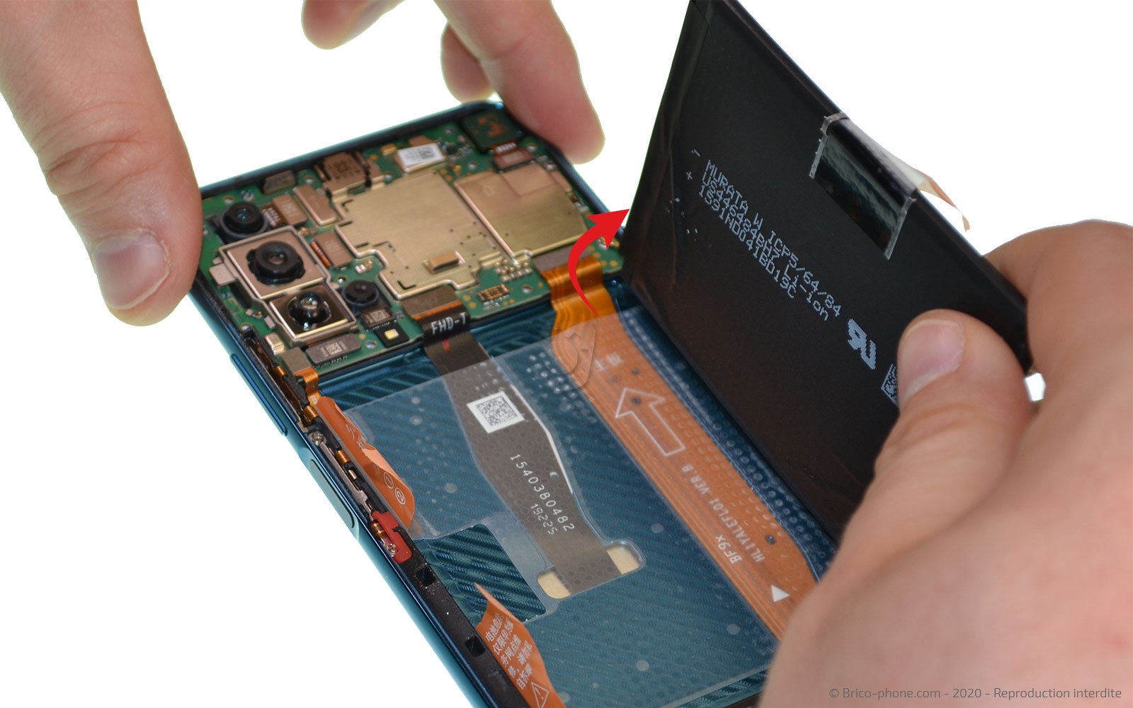 Changement de batterie sur Honor 20 Pro photo 1