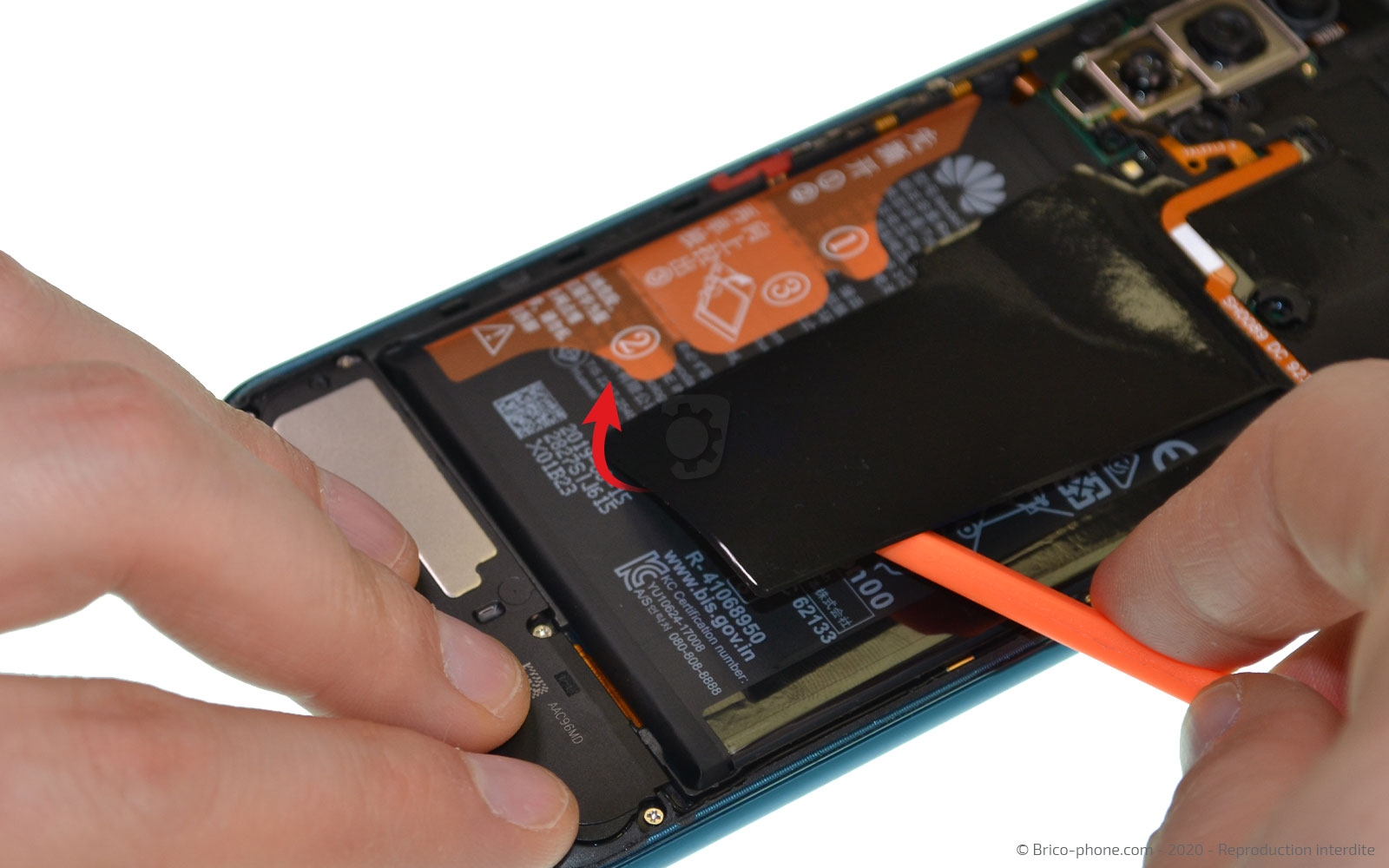 Changement de batterie sur Honor 20 Pro photo 2