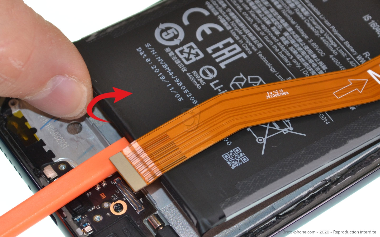 Changement du bloc écran  sur Redmi Note 8 Pro photo 3