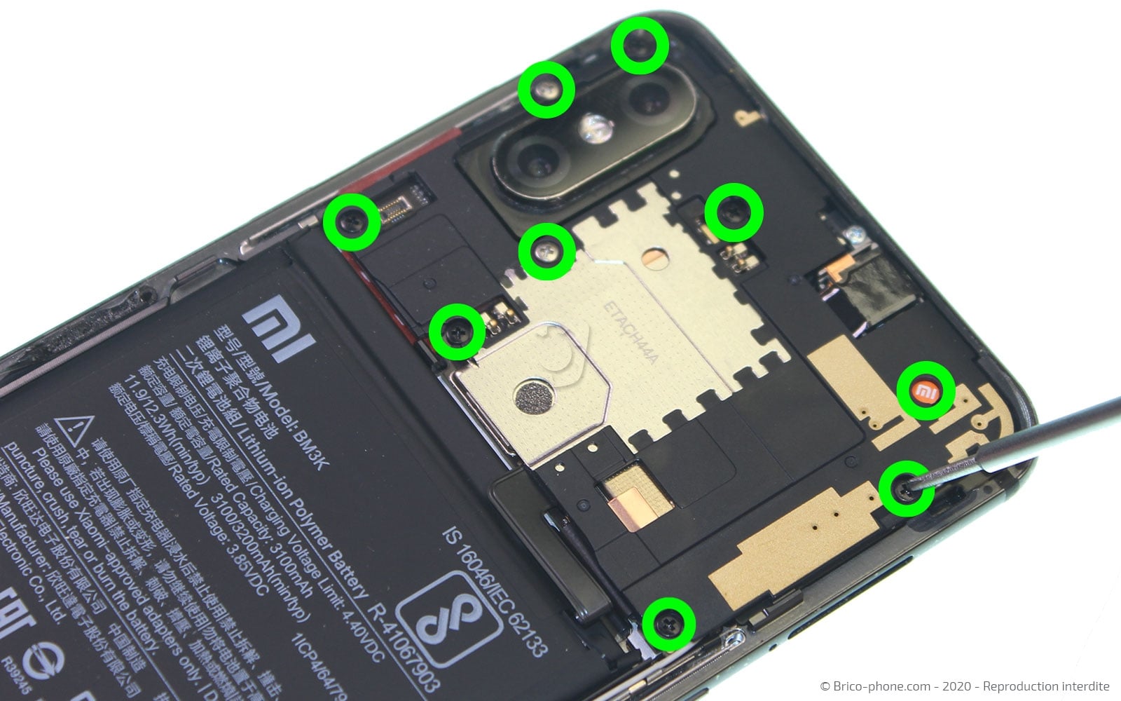 Changement du connecteur de charge sur Mi Mix 3 photo 1