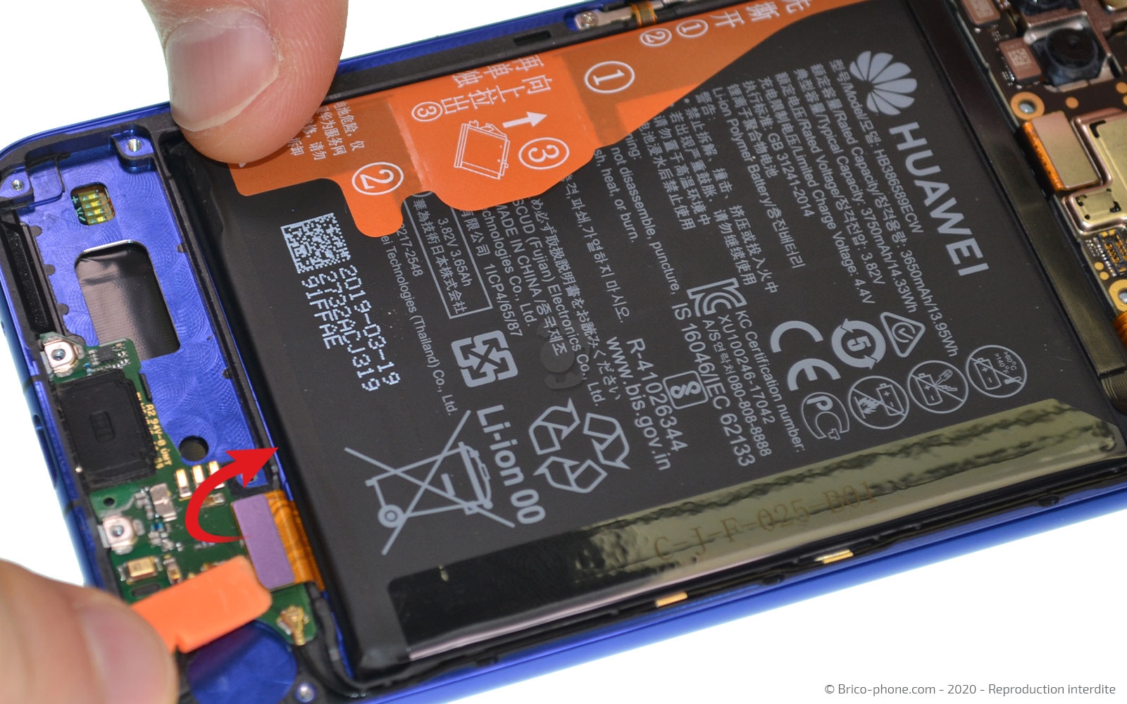 Démontage complet sur Honor 20 photo 1