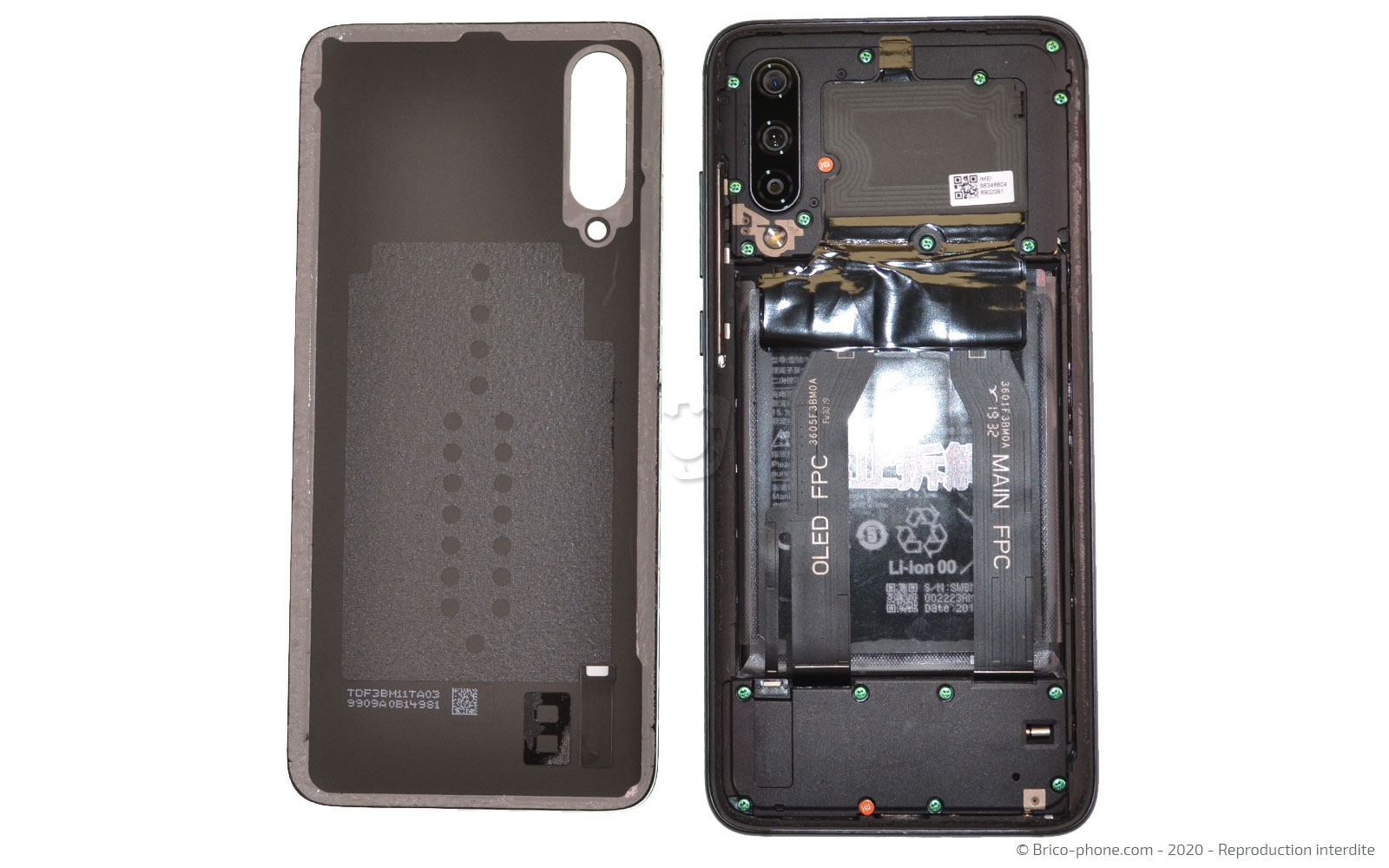 Changement de la batterie sur Mi 9 Lite photo 4