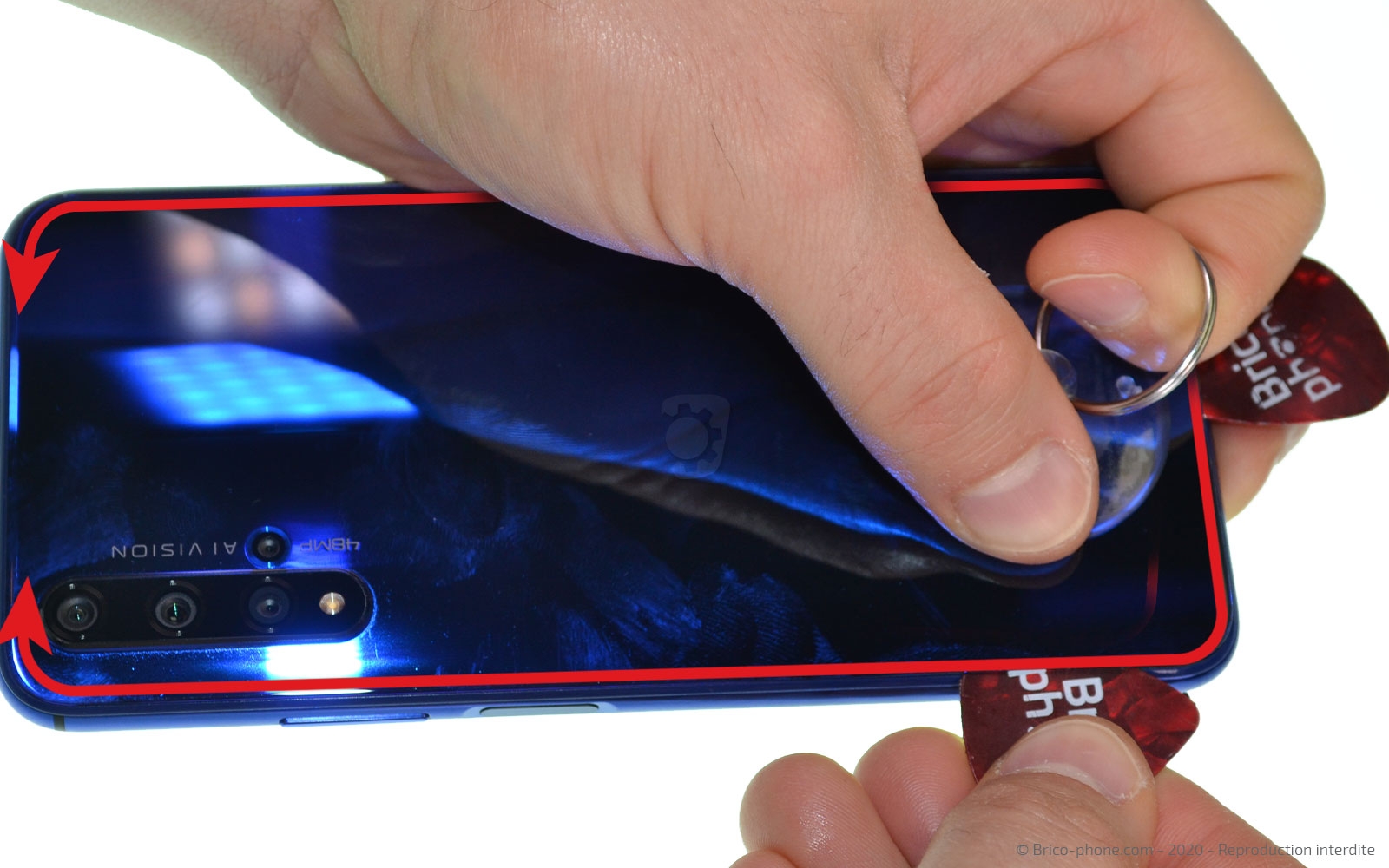 Changement d'écran (vitre + LCD) sur Honor 20 photo 3