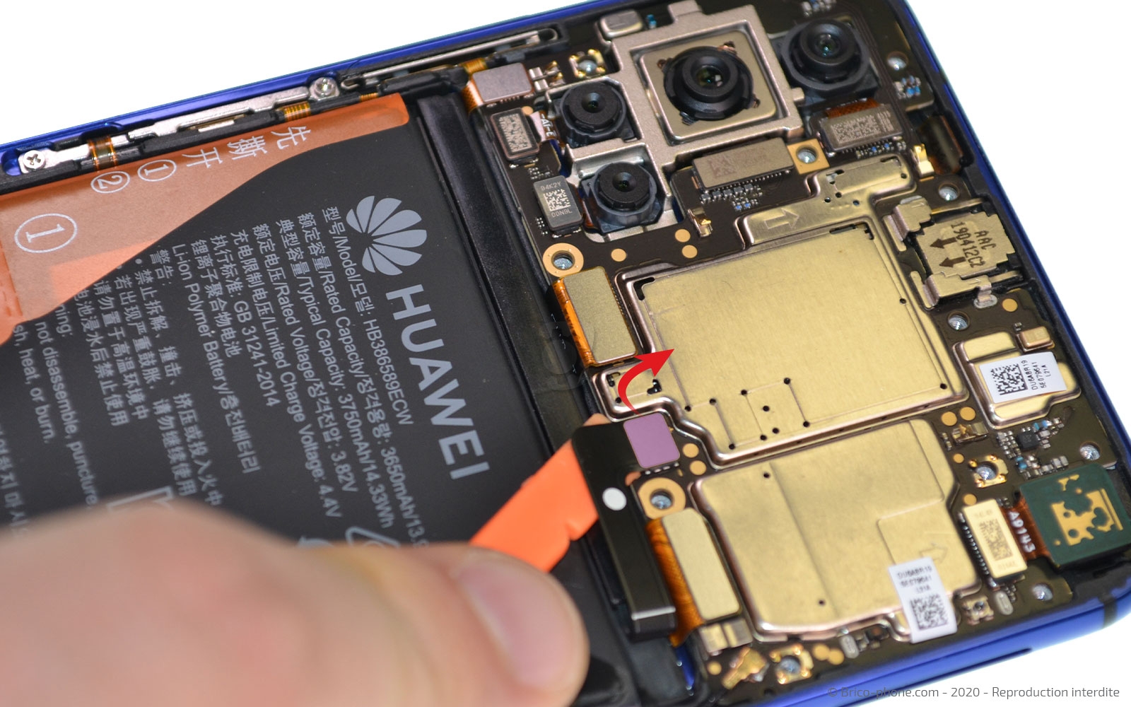 Changement d'écran (vitre + LCD) sur Honor 20 photo 1